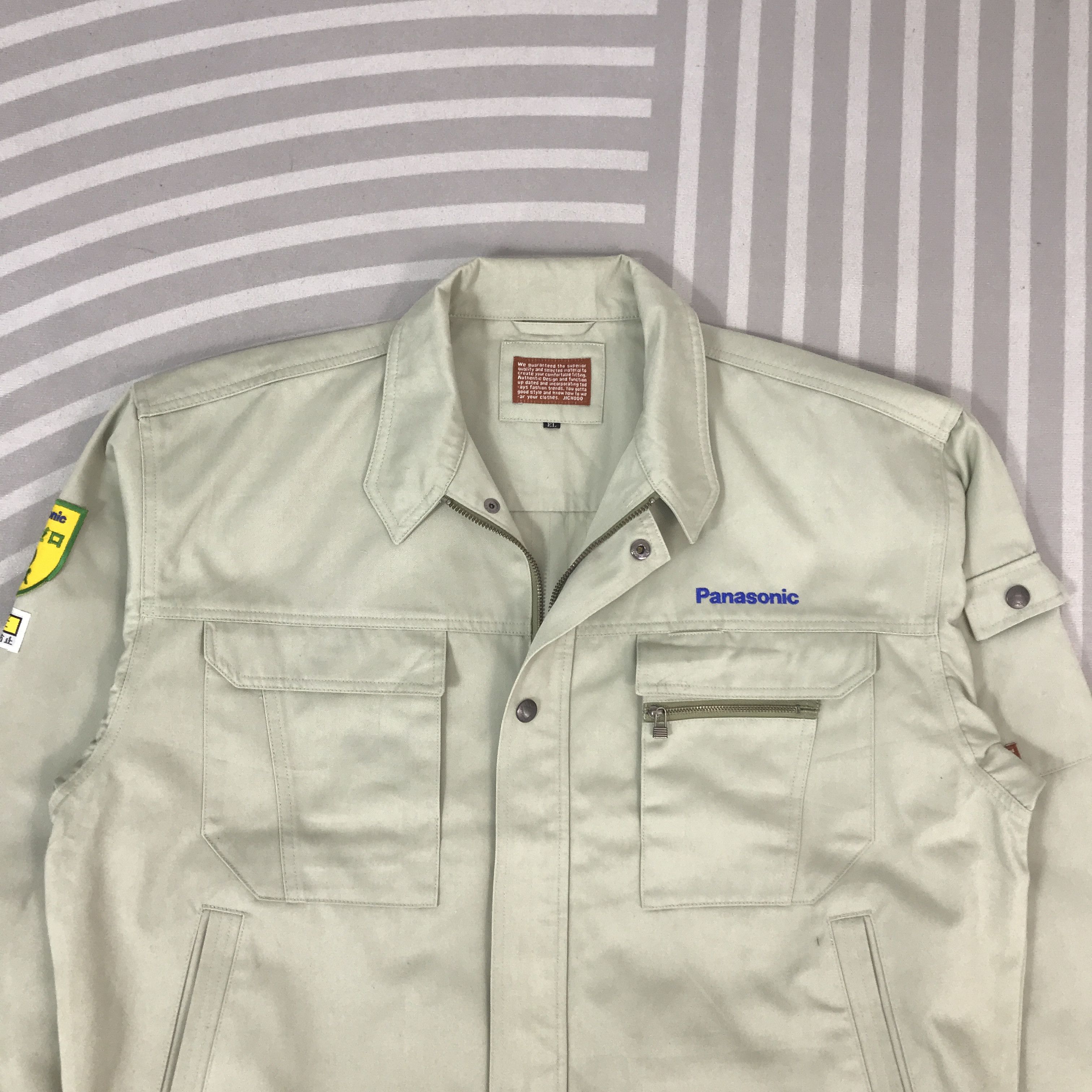 Japanese Brand Vintage Panasonic Work Japan Jacket K61B24 Size US L / EU 52-54 / 3 - 2 Thumbnail