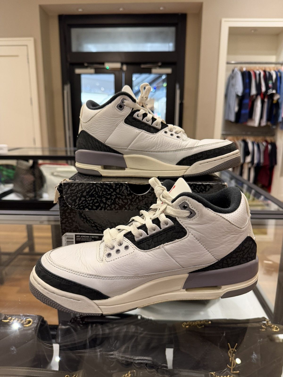 Jordan Brand Jordan 3 Retro ‘Cement Grey’ Size US 8.5 / EU 41-42 - 2 Thumbnail