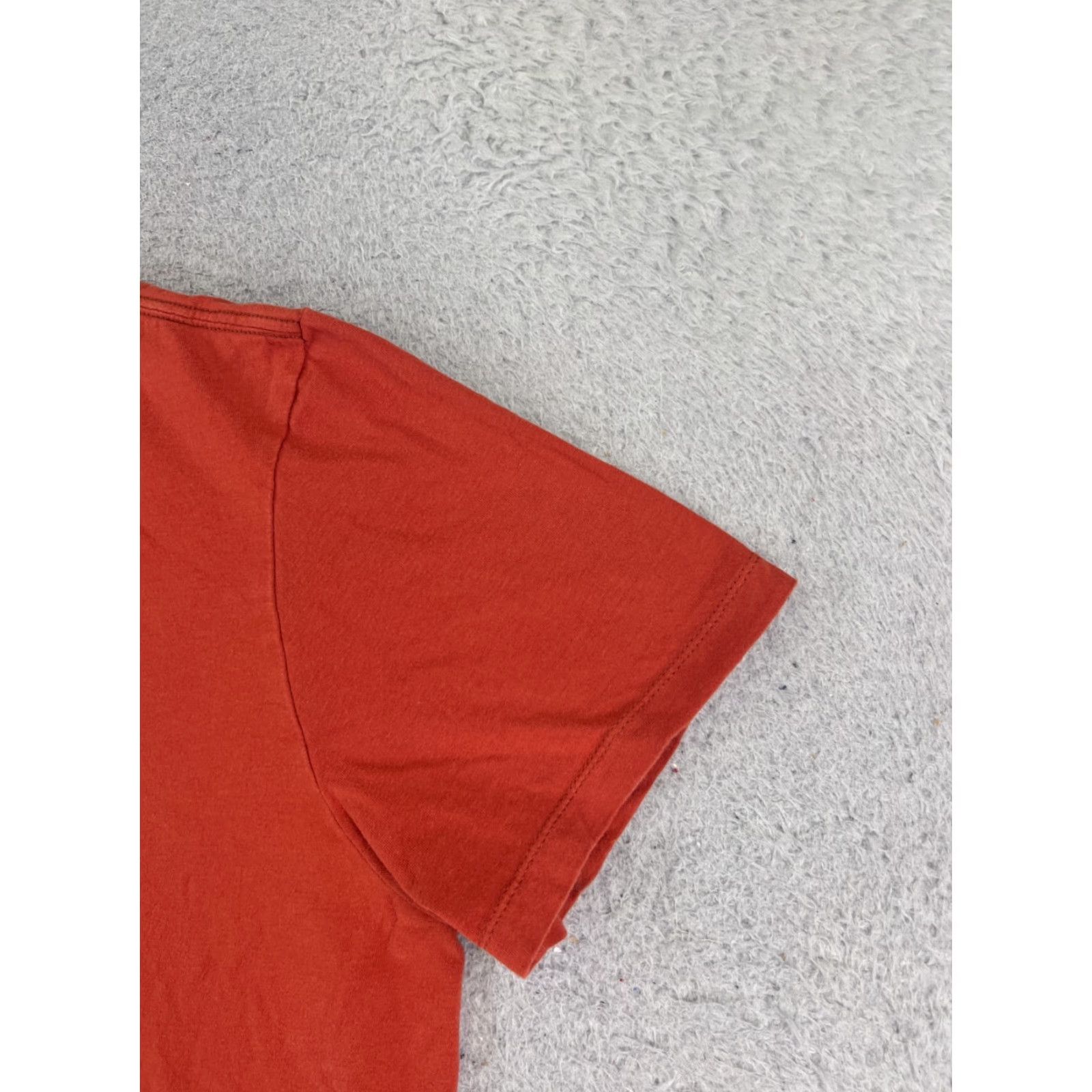 The North Face The North Face Shirt Men L Orange Short Sleeve Crew Neck 100% Cotton Hike Logo Size US L / EU 52-54 / 3 - 2 Thumbnail