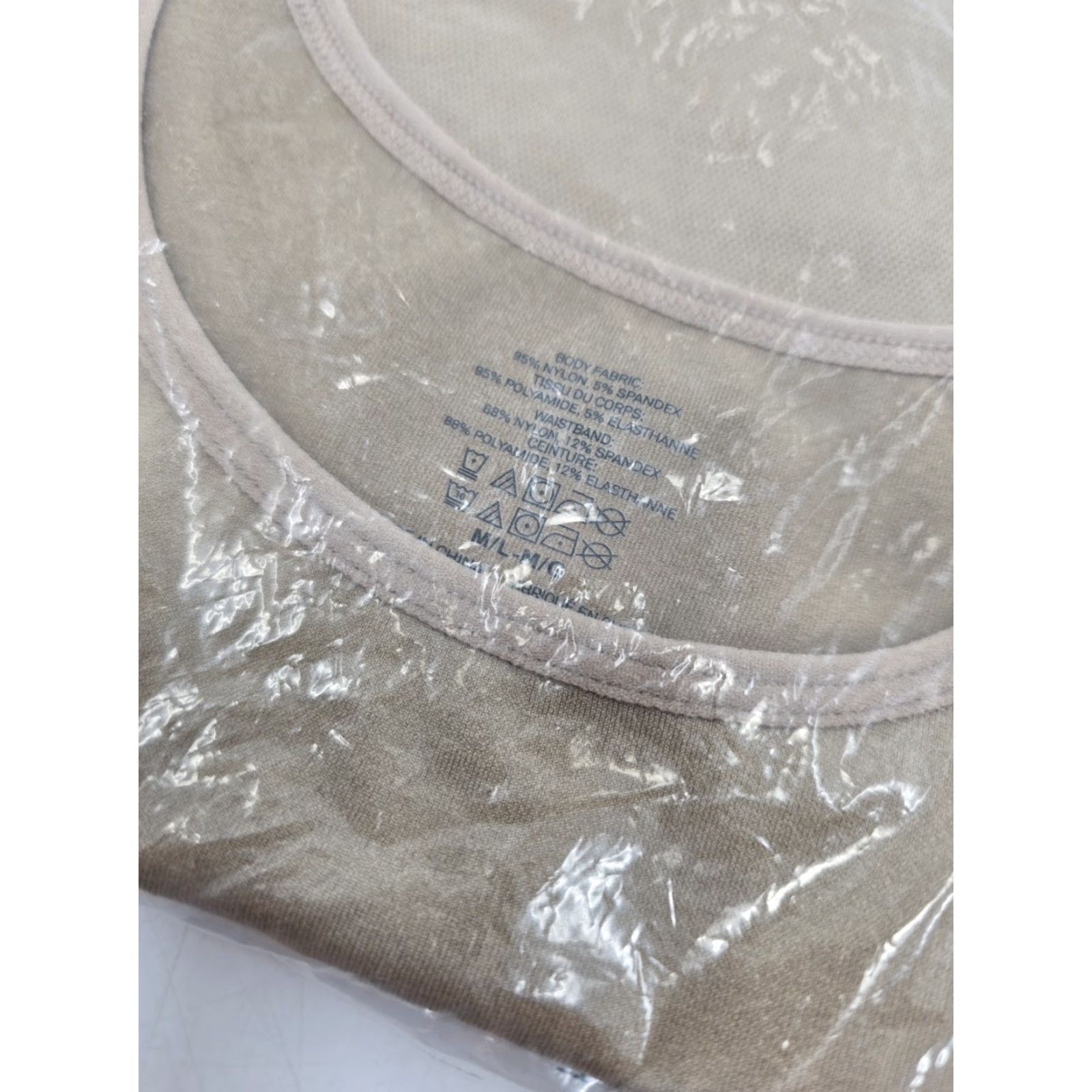 Essentials Essentials By Tummy Tank Women’s Tank - 2 Lot NWT Seamless Shaping Almond Sz M/L Brown NWT Tank Shaping Size M / US 6-8 / IT 42-44 - 7 Thumbnail