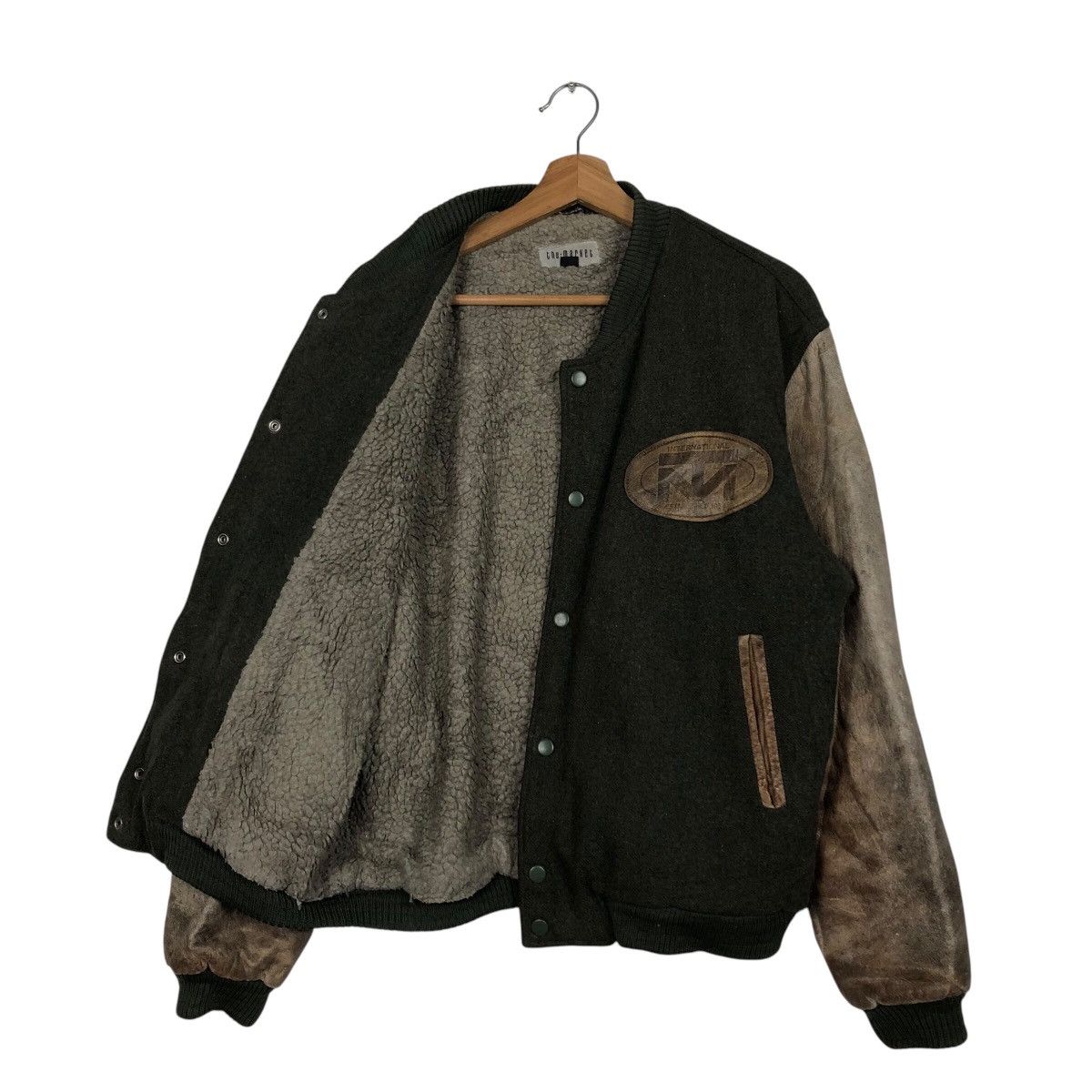 Japanese Brand 📌Vintage Leather Bomber Jacket The Market Issey Miyake Size US L / EU 52-54 / 3 - 12 Thumbnail