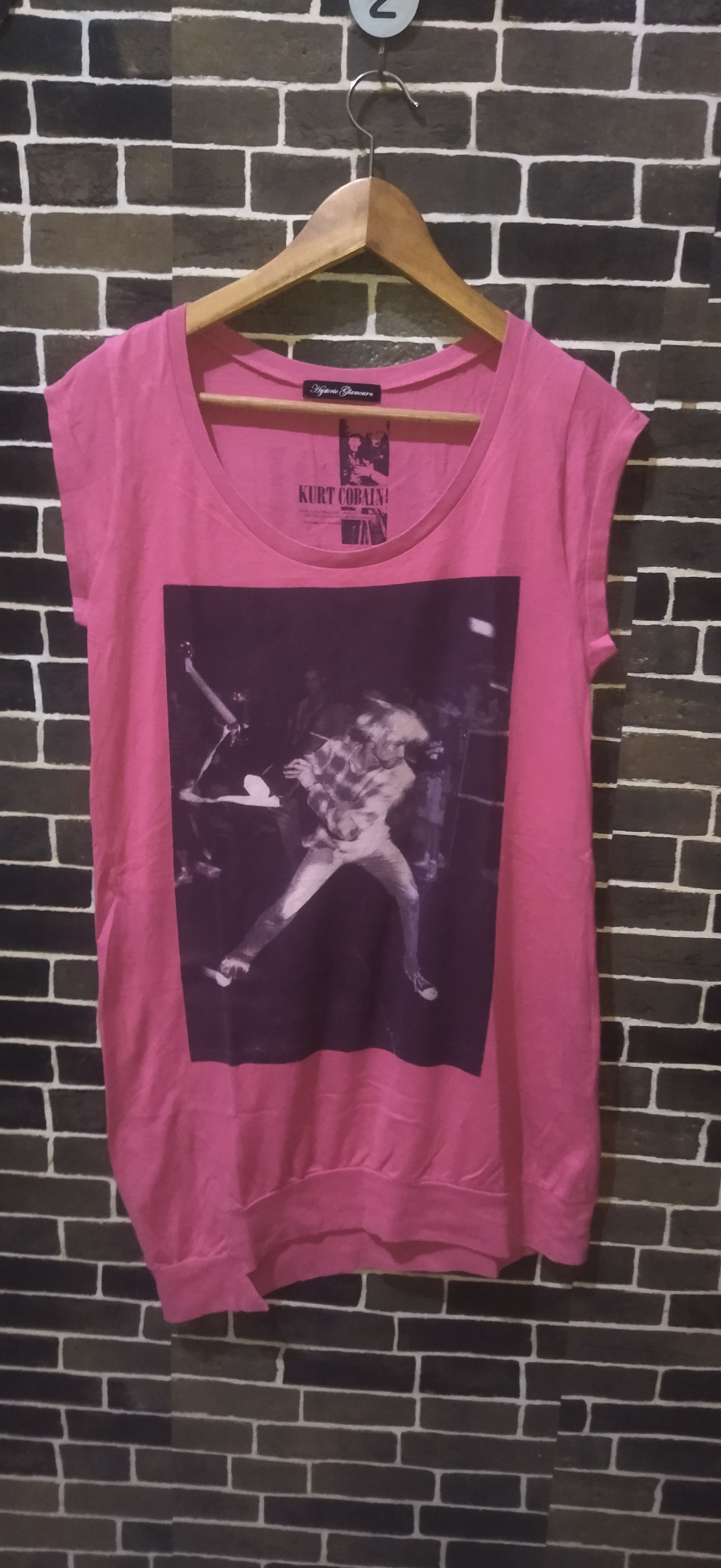 Designer × Hysteric Glamour Hysteric Glamour X Kurt Cobain Ladies Tshirt Size M / US 6-8 / IT 42-44 - 1 Thumbnail