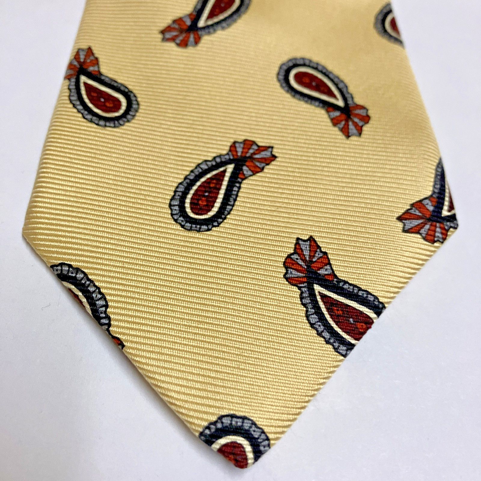 Robert Talbott Robert Talbot Pasiley Wedding Dance Prom Necktie Repp Silk Size ONE SIZE - 2 Thumbnail
