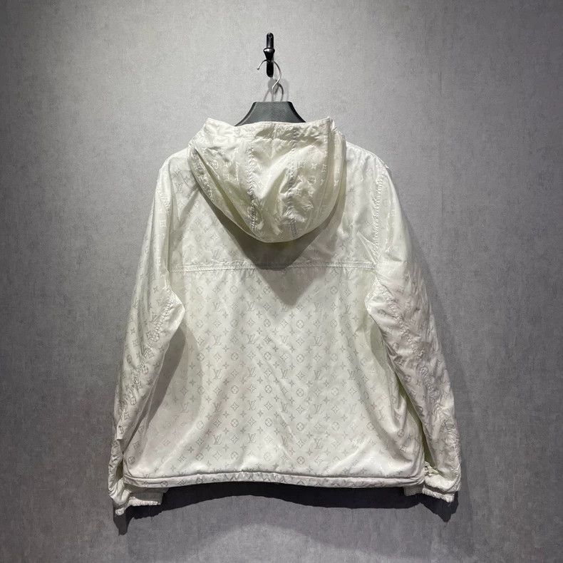 Louis Vuitton LOUIS VUITTON Reversible Jacket with White Logo jacket Size US XL / EU 56 / 4 - 4 Thumbnail