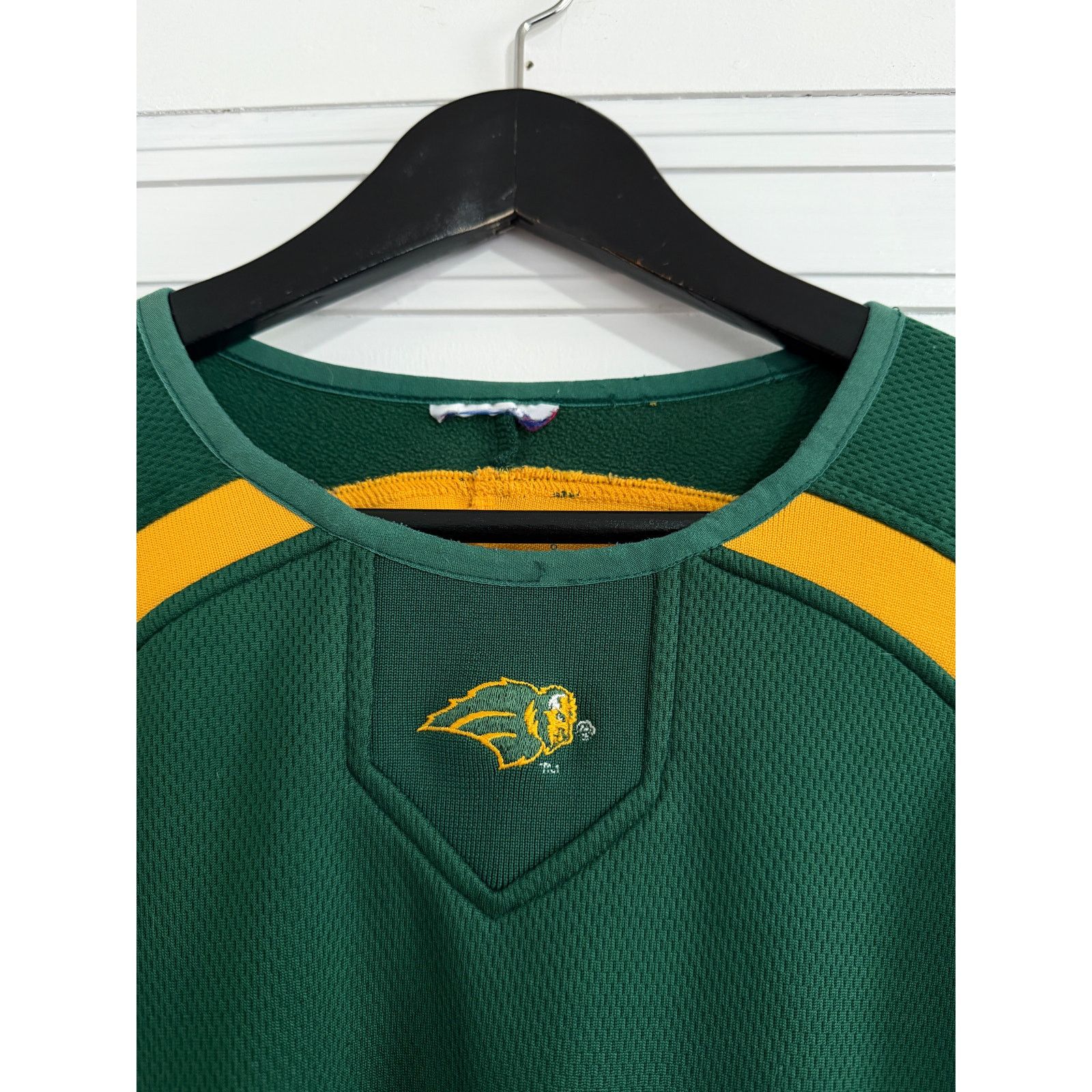 Majestic NDSU Bison Batting Practice Style Crewneck Sweatshirt Size L Size US L / EU 52-54 / 3 - 2 Thumbnail