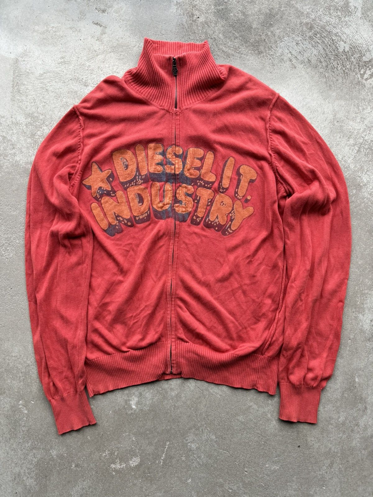 Y2K Diesel Zip Sweater