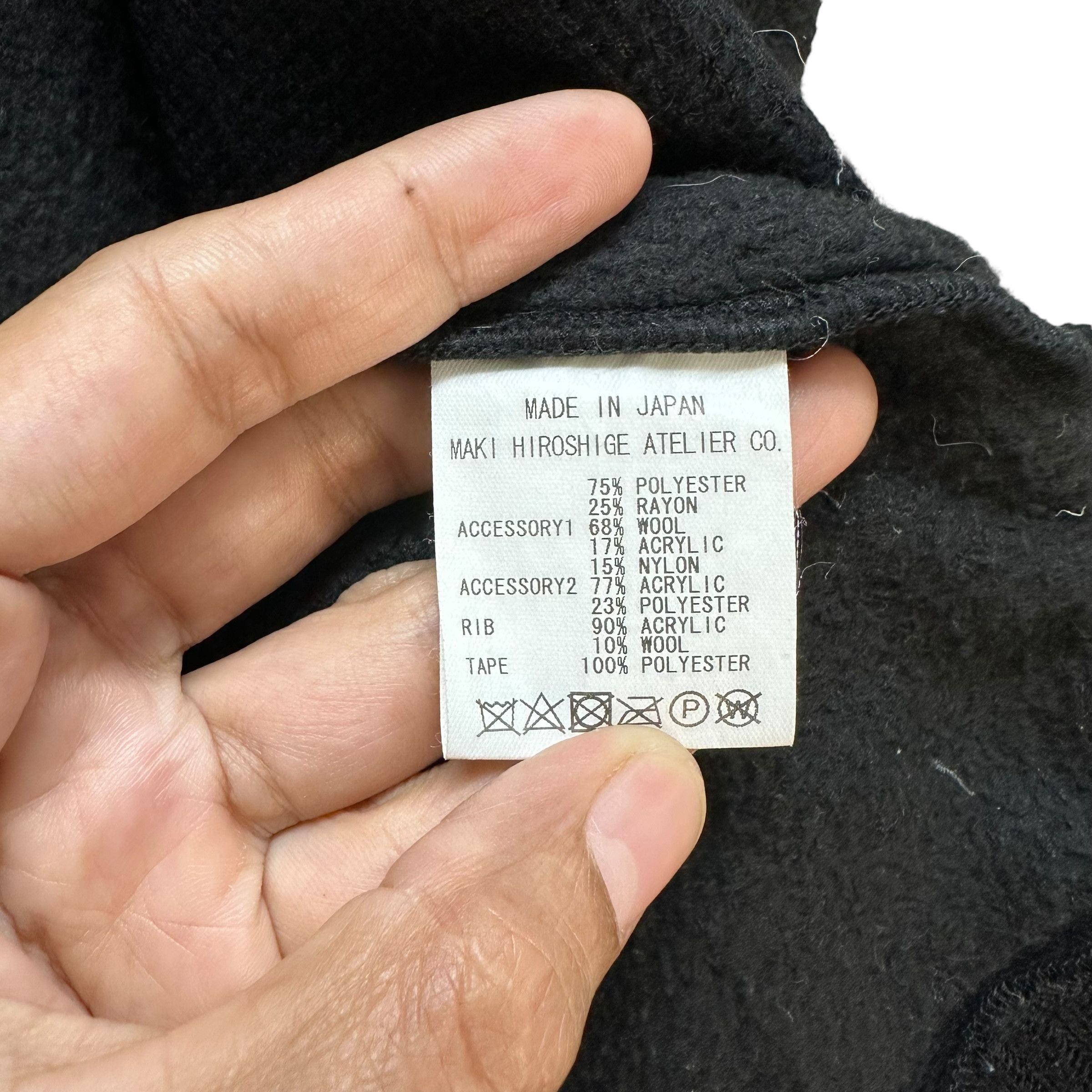 gomme GOMME Hybrid Material Avant Garde Hooded Jacket #A39-0887 Size US M / EU 48-50 / 2 - 8 Thumbnail