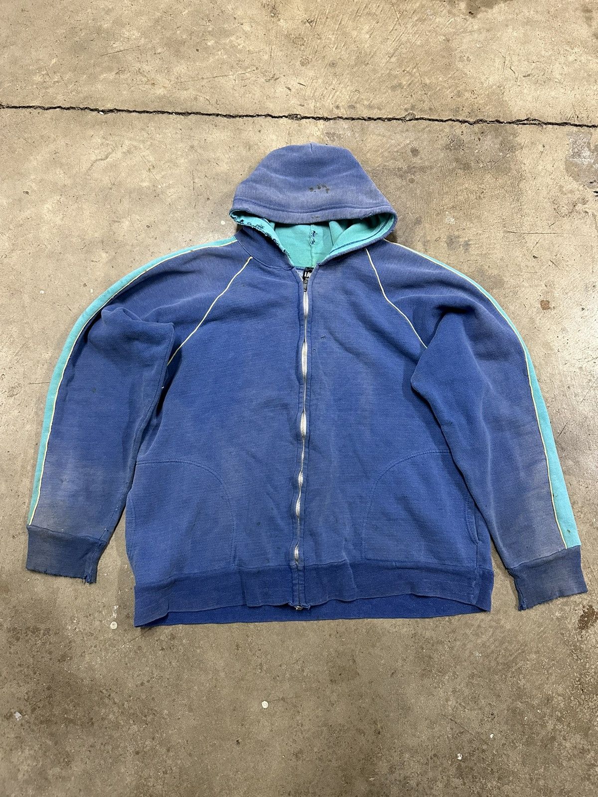 image of Made In USA x Vintage 1960’S Hoodie in Blue, Men's (Size XL)