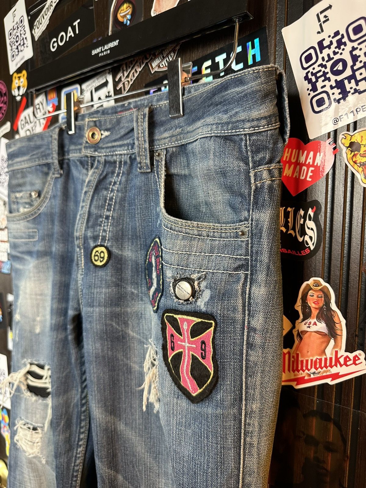 Other De Puta Madre 2007 Fuck-Pedophilia Jeans Size US 32 / EU 48 - 7 Thumbnail