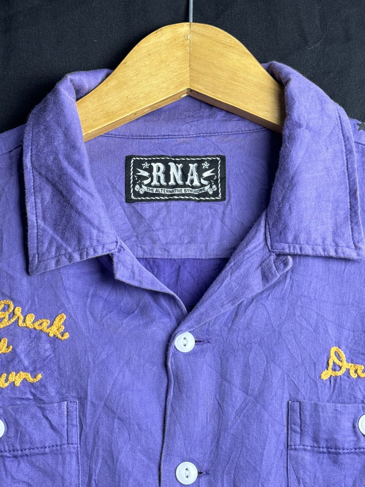 Hysteric Glamour × Japanese Brand × PPFM 2000s Bowling Shirt RNA Skulls Japanese Style Size US S / EU 44-46 / 1 - 7 Thumbnail
