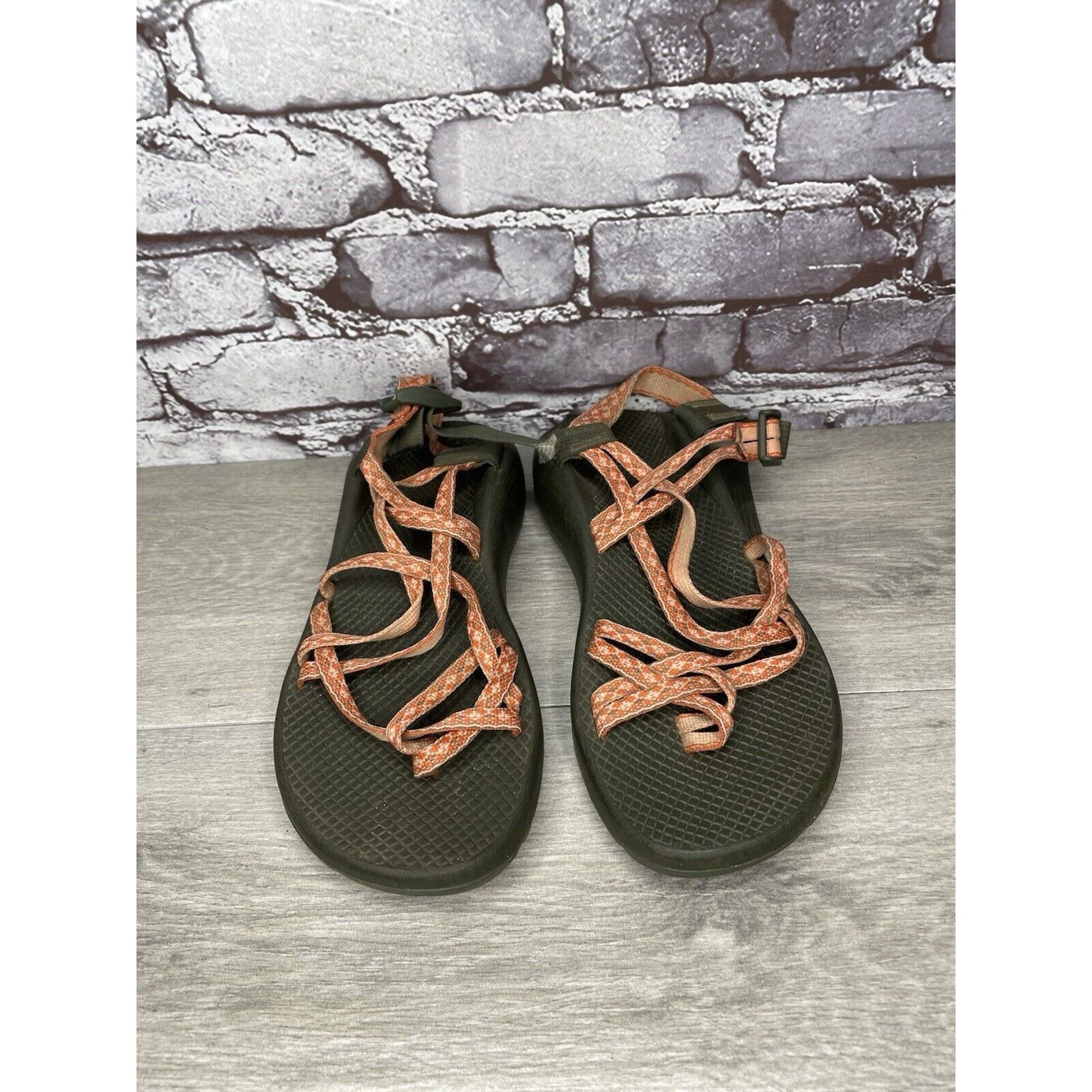 Chaco Chaco Orange Nylon Textile Hiking Toe Ankle Strap Sandals Wo Size US 11 / IT 41 - 2 Thumbnail