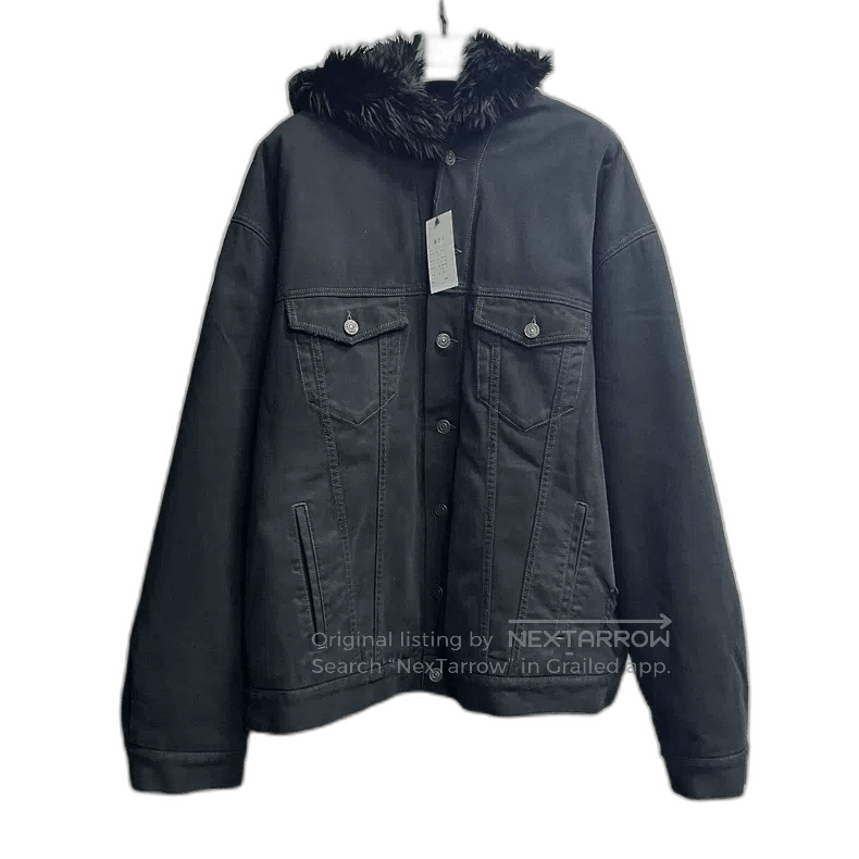 Other balenciaga's latest black solid casual single-breasted fur Size US L / EU 52-54 / 3 - 1 Thumbnail