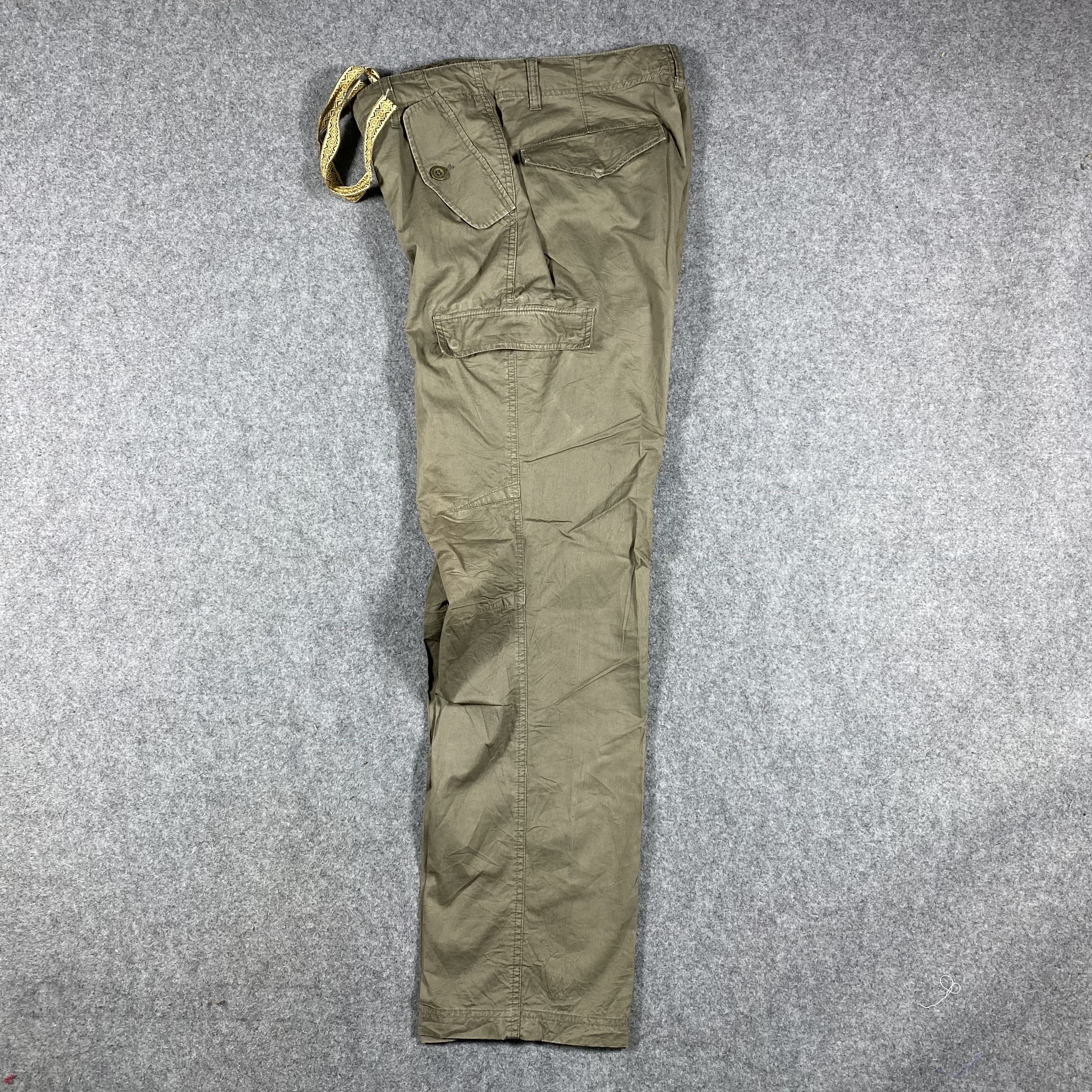 Japanese Brand Japanese Real Crush Multipocket Tactical Bondage Cargo Pants Size US 32 / EU 48 - 10 Thumbnail