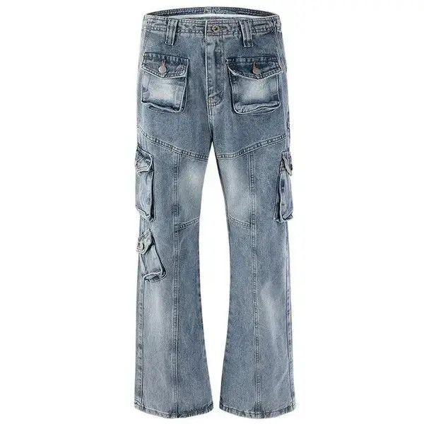 Japanese Brand VIBE Tactical Multi Pockets Baggy Jean Size US 29 - 1 Thumbnail