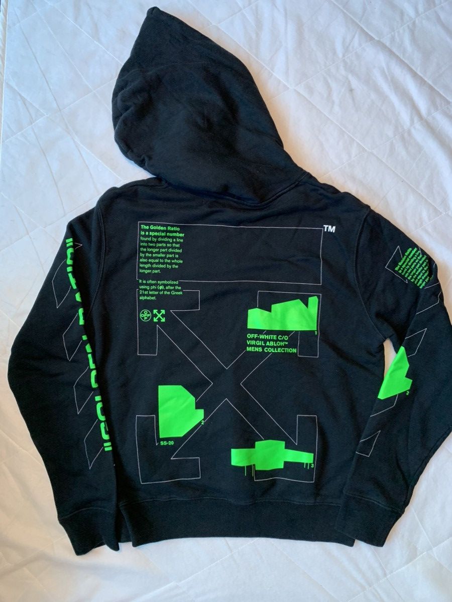 Off-White OFF-WHITE SS20 Arch Shapes Hoodie Size US M / EU 48-50 / 2 - 8 Thumbnail