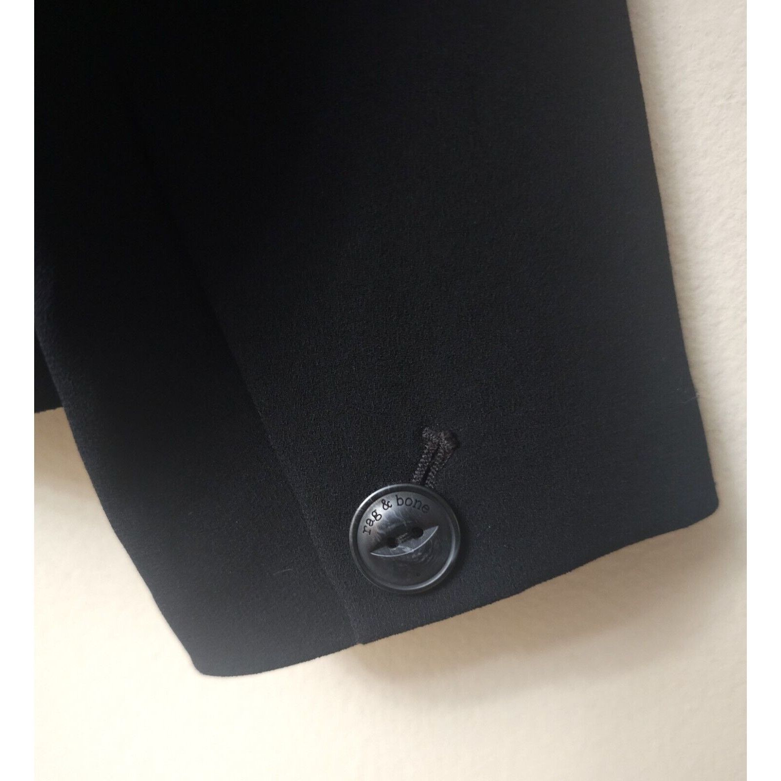 Rag & Bone Rag & Bone Slade Blazer in Black Size 6 Button Front Jacket Size M / US 6-8 / IT 42-44 - 16 Thumbnail
