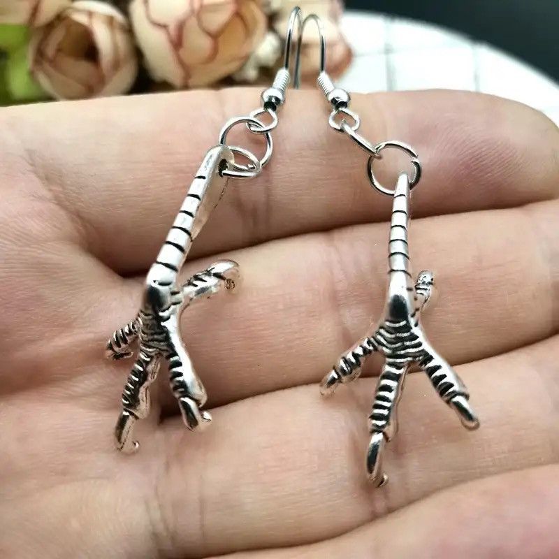 Jewelry × Vintage Gothic Witch Retro and Eagle Claw Earrings Size ONE SIZE - 1 Thumbnail