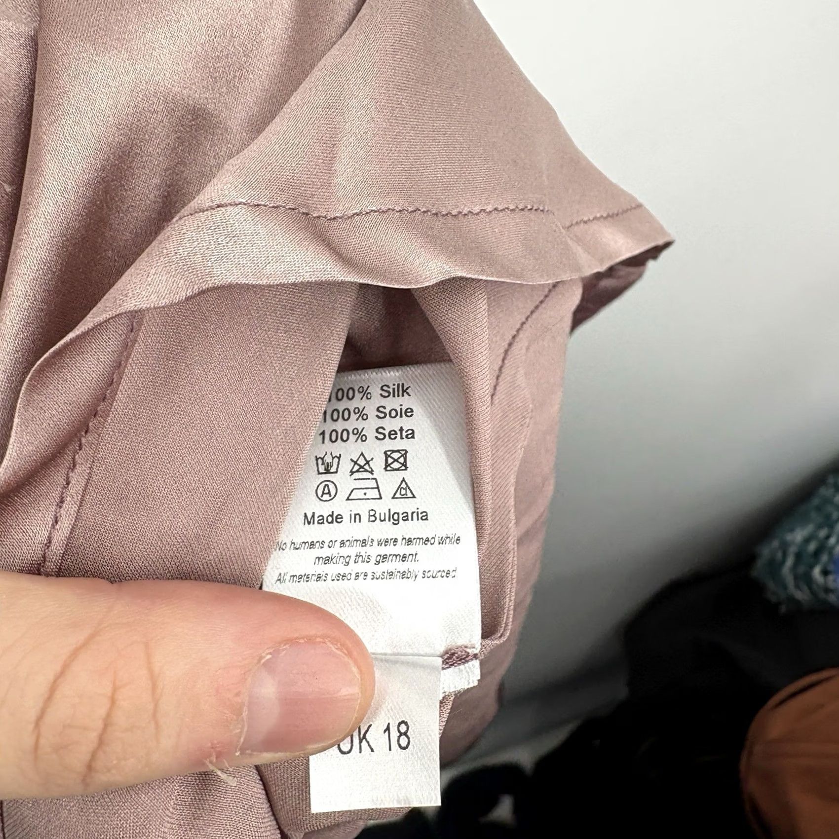 Vintage VINTAGE Lora Gene Midi Silk Slip Dress Pink Satin Luxury Sustainable Women 14 Size XL / US 12-14 / IT 48-50 - 7 Thumbnail