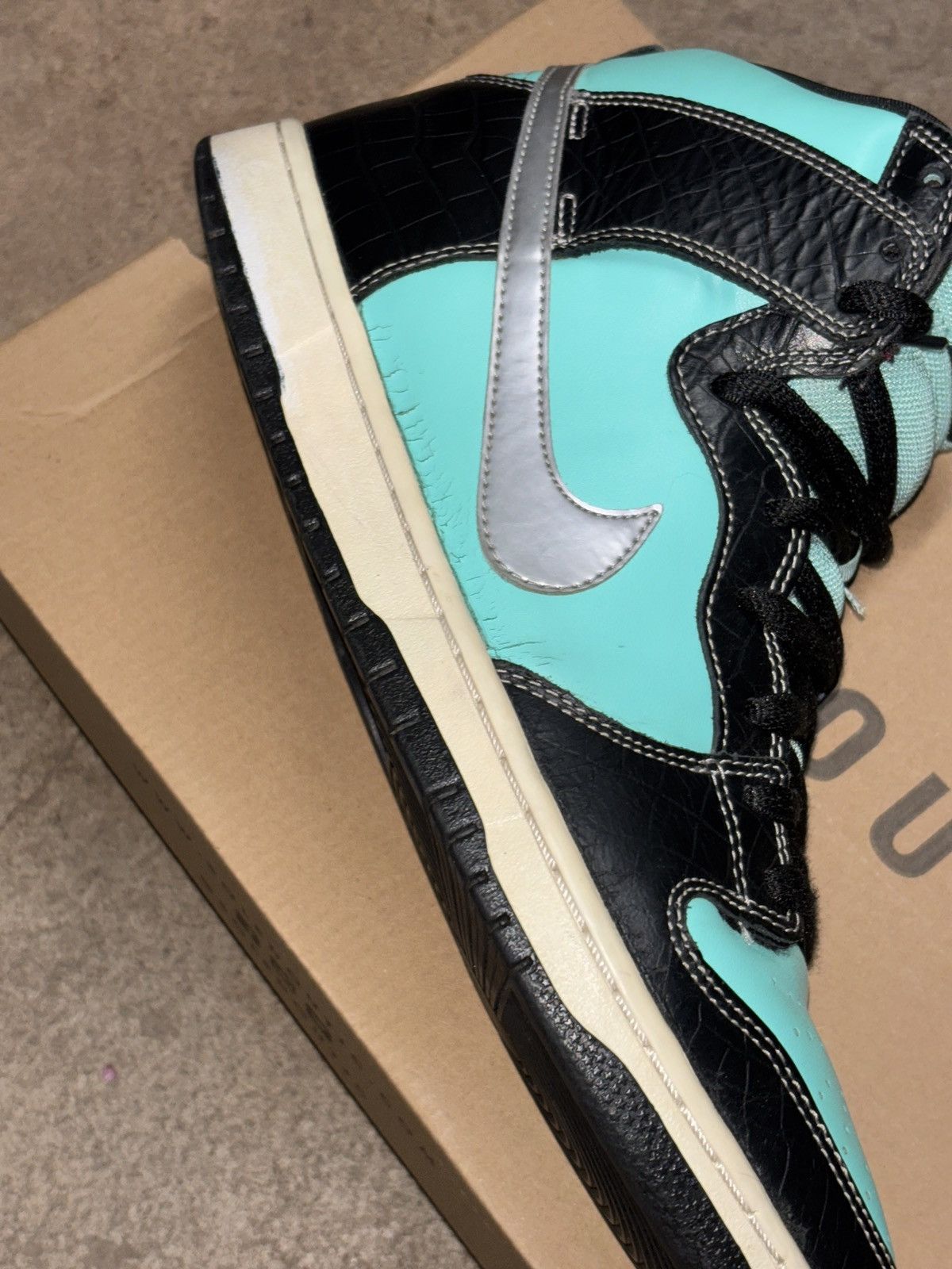 Diamond Supply Co. × Nike Nike Dunk High Premium SB 'Tiffany' Size US 11 / EU 44 - 8 Thumbnail