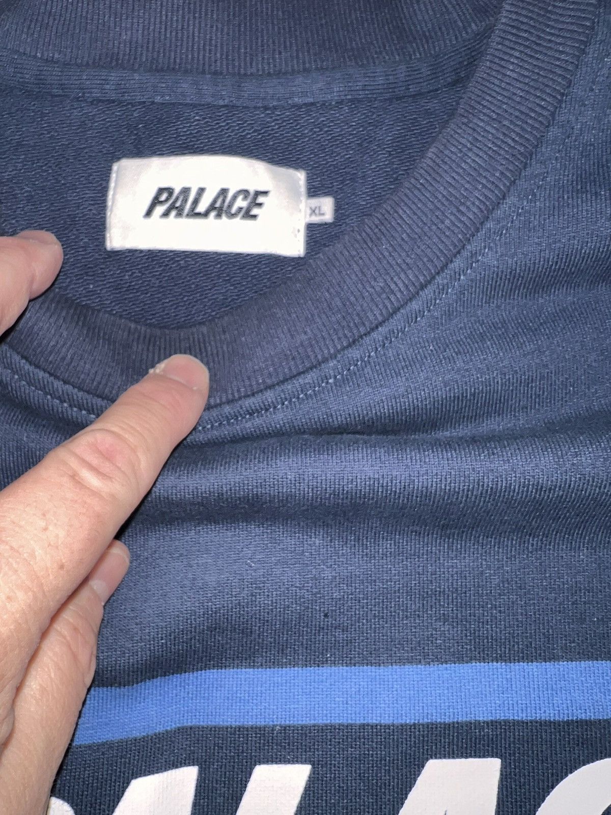 Palace Palace DOUBLE RIPE CREW NAVY - XL Size US XL / EU 56 / 4 - 3 Thumbnail
