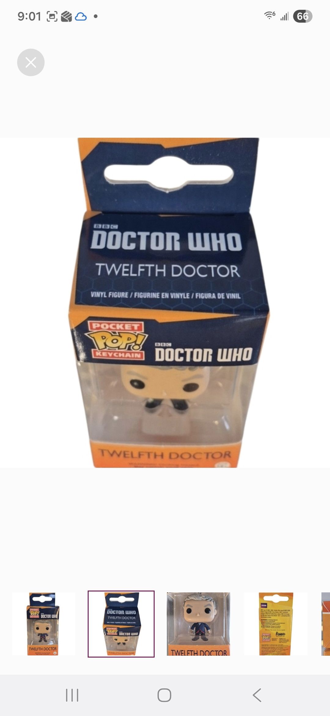 Other Funko × Doctor Who Twelfth Doctor Vinyl Pocket POP Keychain Size ONE SIZE - 5 Thumbnail