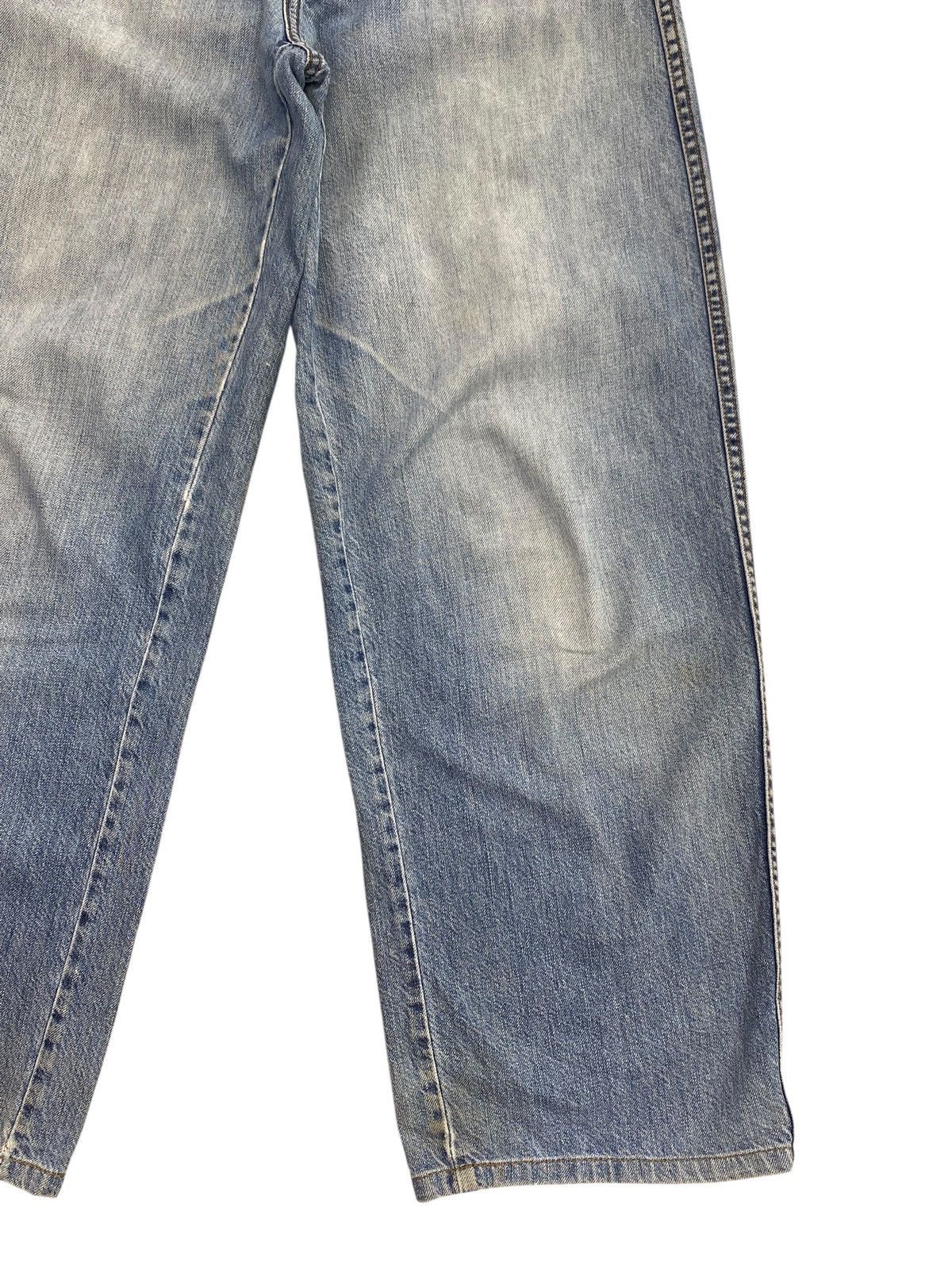 Uniqlo Uniqlo Brand Acid Blue Wash Style Baggy Jeans Size US 28 / EU 44 - 6 Thumbnail