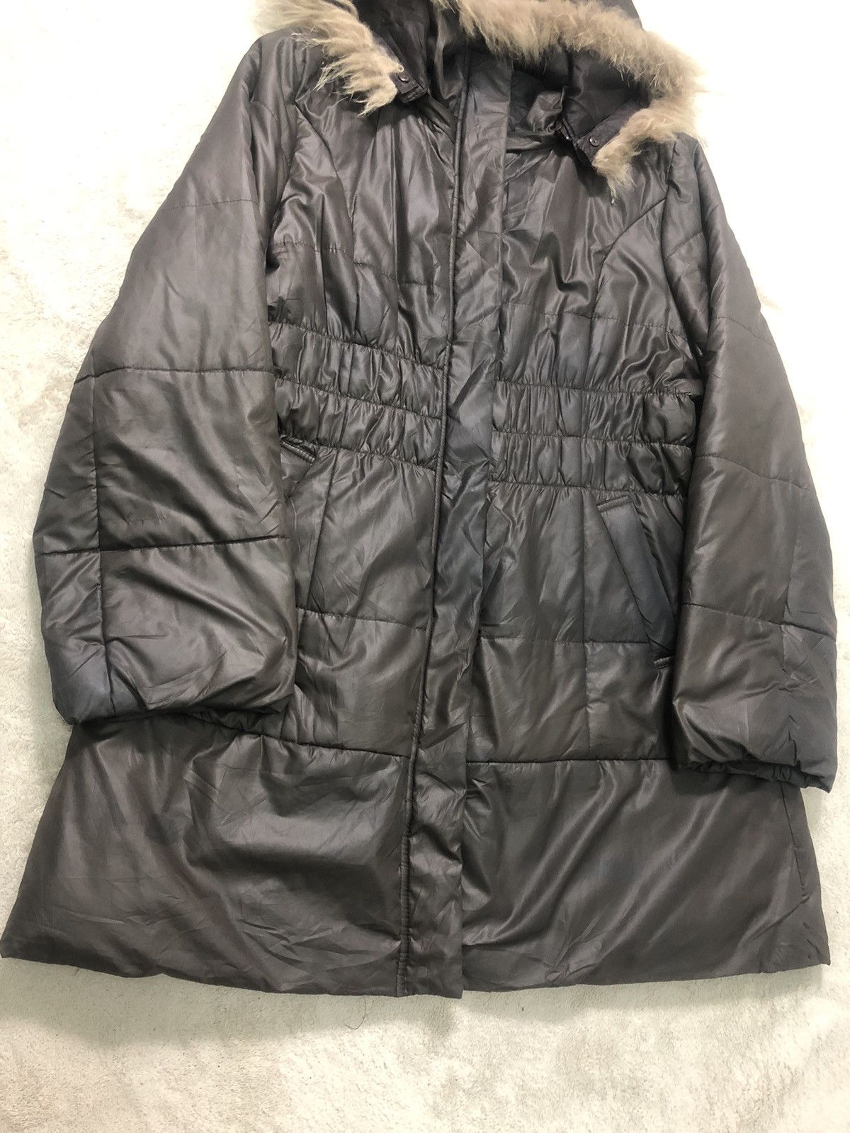 Hysteric Glamour × If Six Was Nine × Le Grande Bleu (L.G.B.) Vintage Fur Hoodie Long Puffer Jacket Size M / US 6-8 / IT 42-44 - 4 Thumbnail