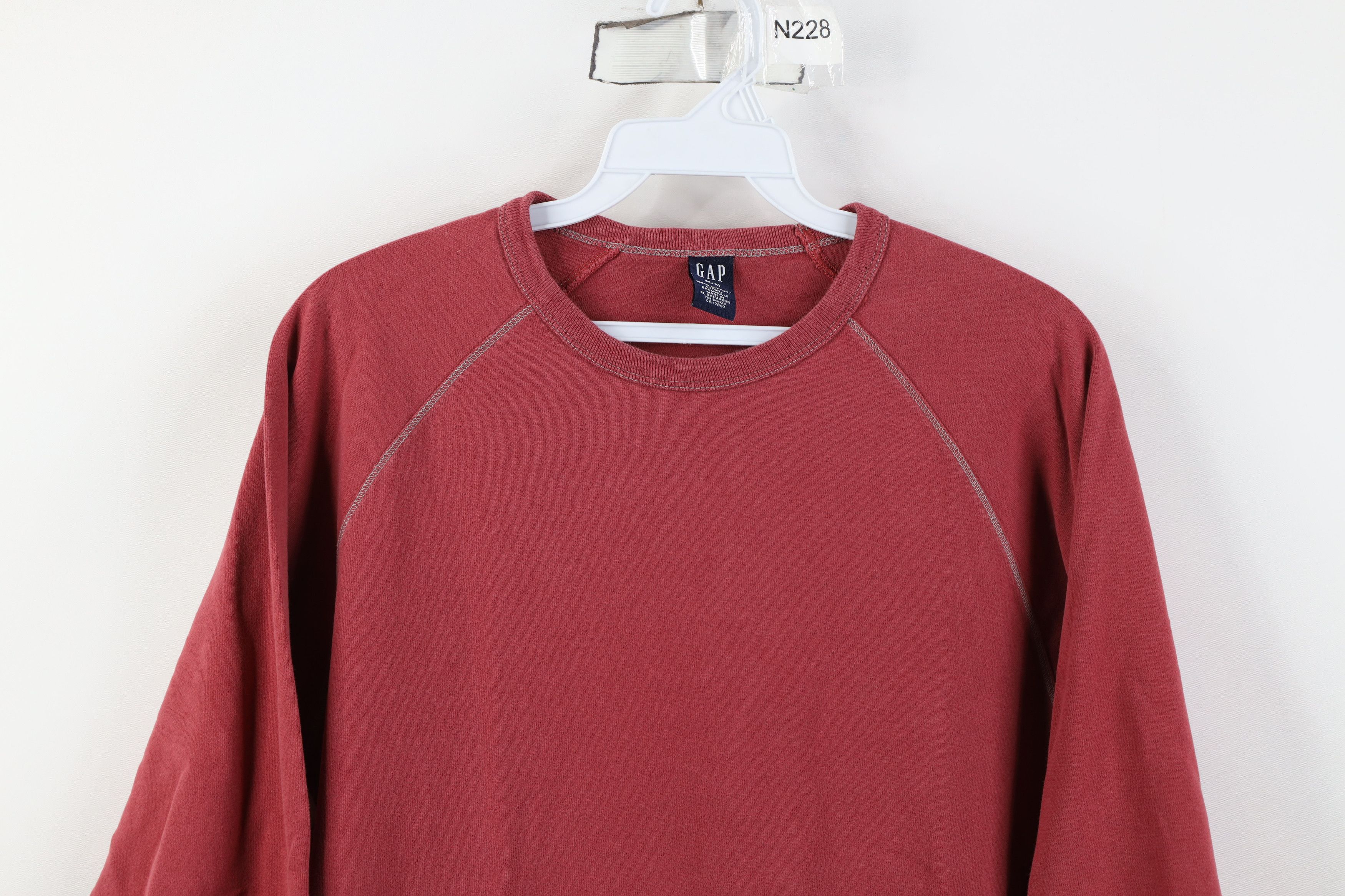 Gap Vintage Y2K Gap Ribbed Knit Raglan Long Sleeve T-Shirt Size US M / EU 48-50 / 2 - 2 Thumbnail