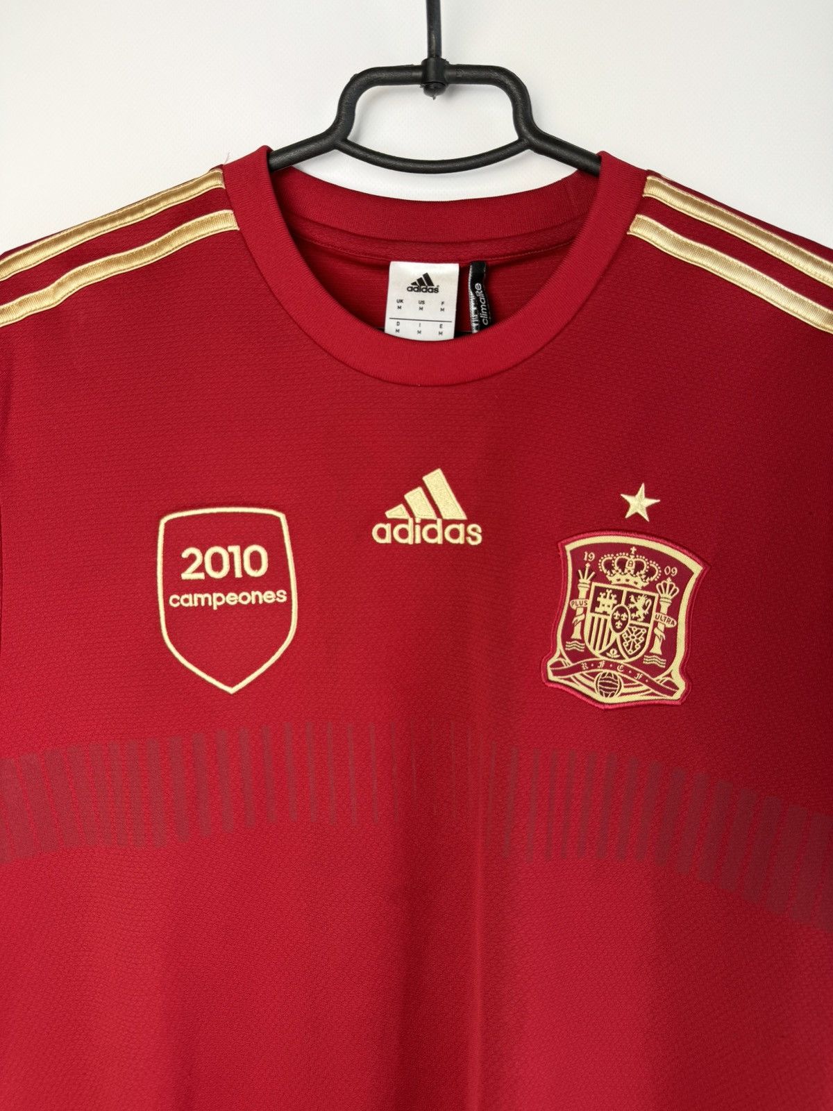 Adidas Spain 2013 2014 Training Football Shirt Soccer Jersey Adidas Size US M / EU 48-50 / 2 - 3 Thumbnail