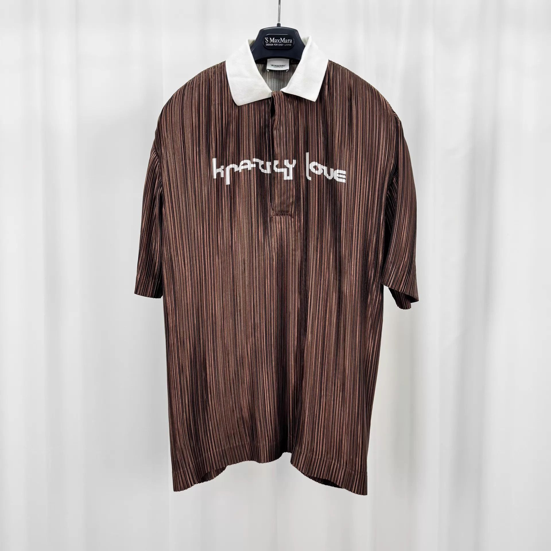 Burberry Burberry Show Pleated Polo Short Sleeve UK4 98 New Size US S / EU 44-46 / 1 - 1 Thumbnail