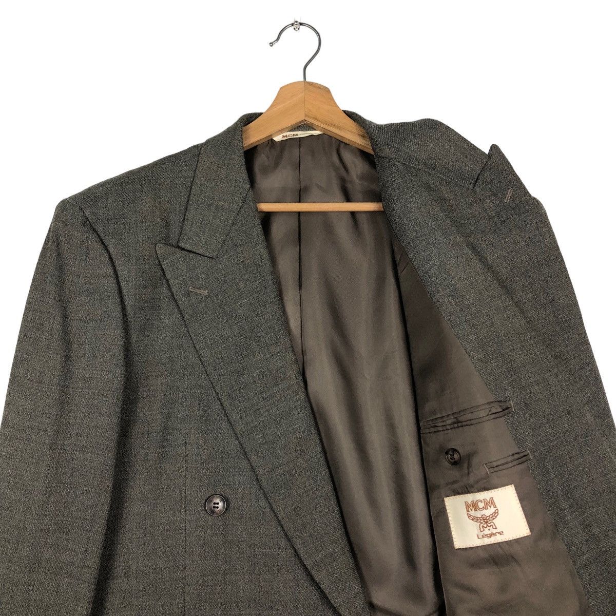 Japanese Brand 🔥Vintage MCM Legere Double Breast Coats Jackets Size US M / EU 48-50 / 2 - 12 Thumbnail