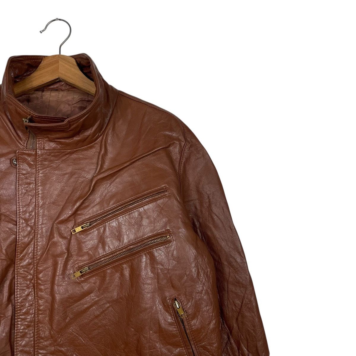 Other Varmura Biker Leather Jacket Size US M / EU 48-50 / 2 - 5 Thumbnail