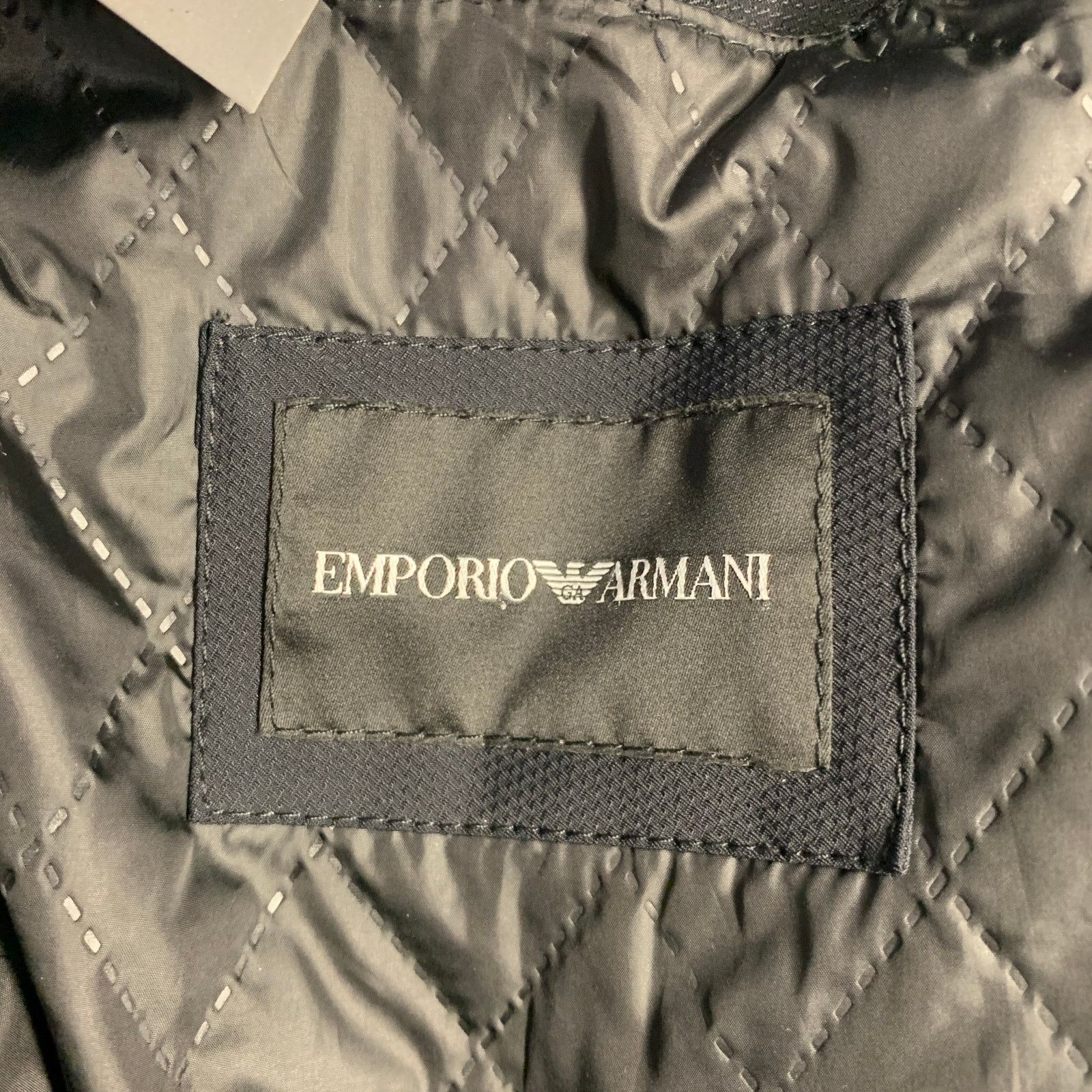 Emporio Armani Size 40 Black Polyamide Blend Detachable Lining Coat Size US XXS / EU 40 - 4 Thumbnail