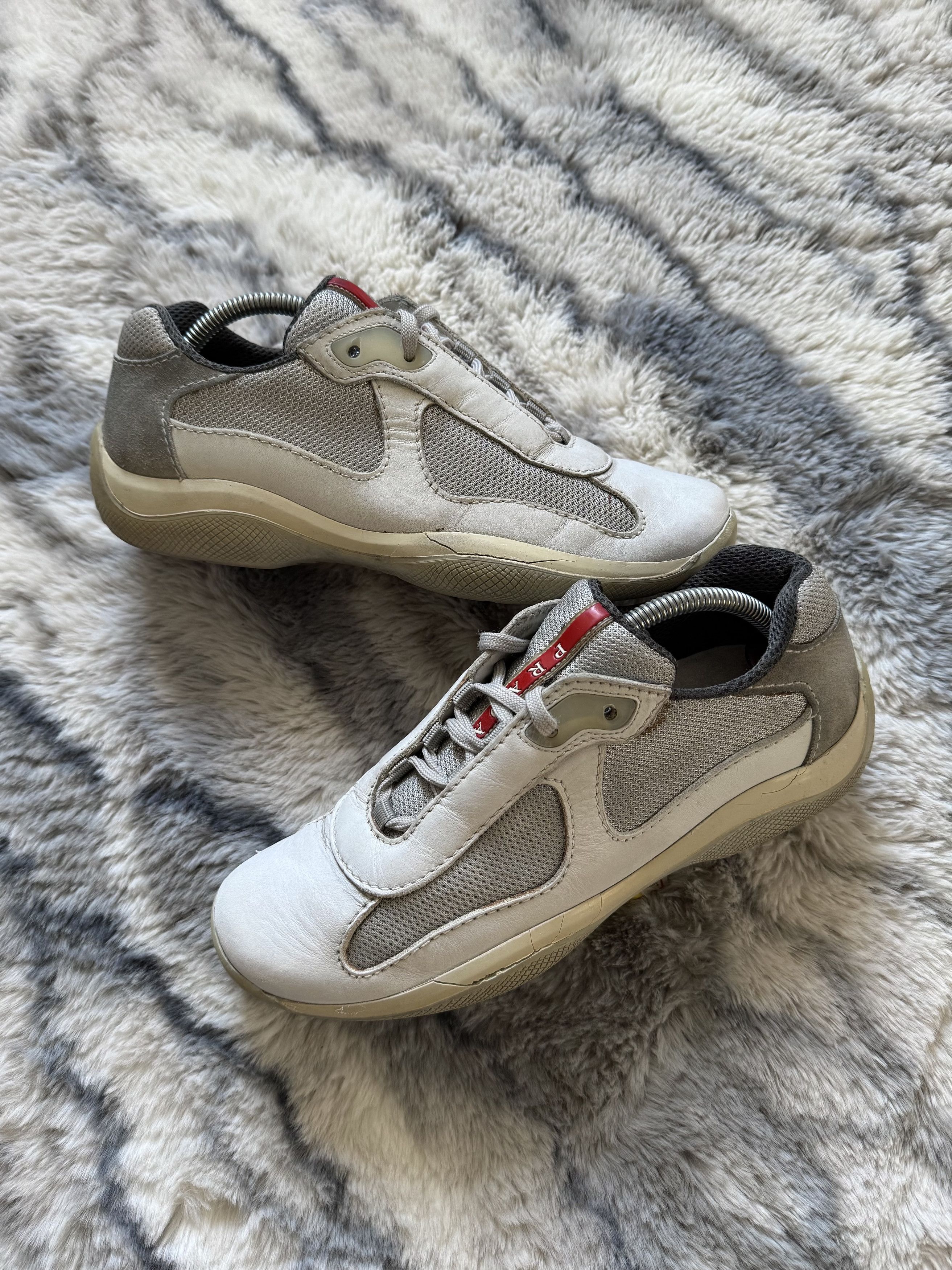 Luxury × Prada × Vintage Vintage 2000s Prada Americas Cup Leather  