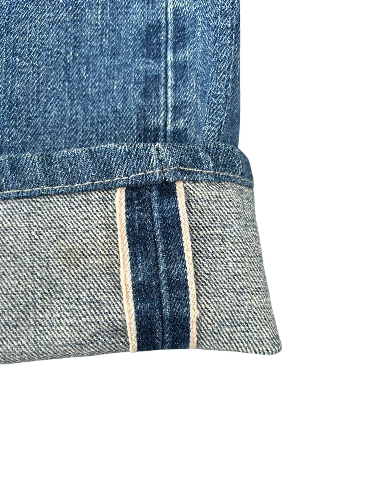 Kapital Vintage Edwin 505 Selvedge Distressed Denim Jeans Size US 34 / EU 50 - 4 Thumbnail