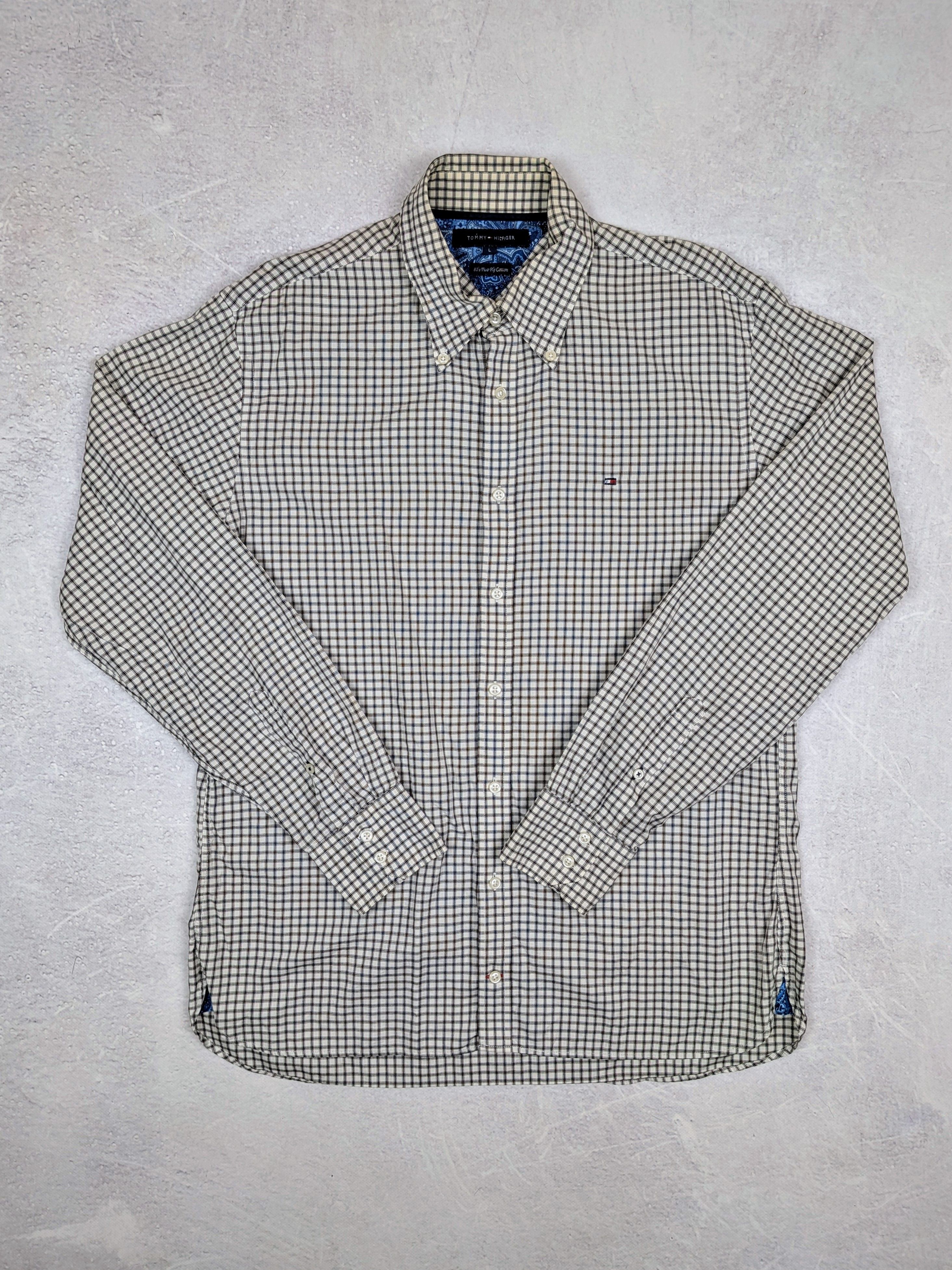 Tommy Hilfiger Tommy Hilfiger Vintage Y2K Checkered Shirt Size L/XL Size US L / EU 52-54 / 3 - 1 Thumbnail