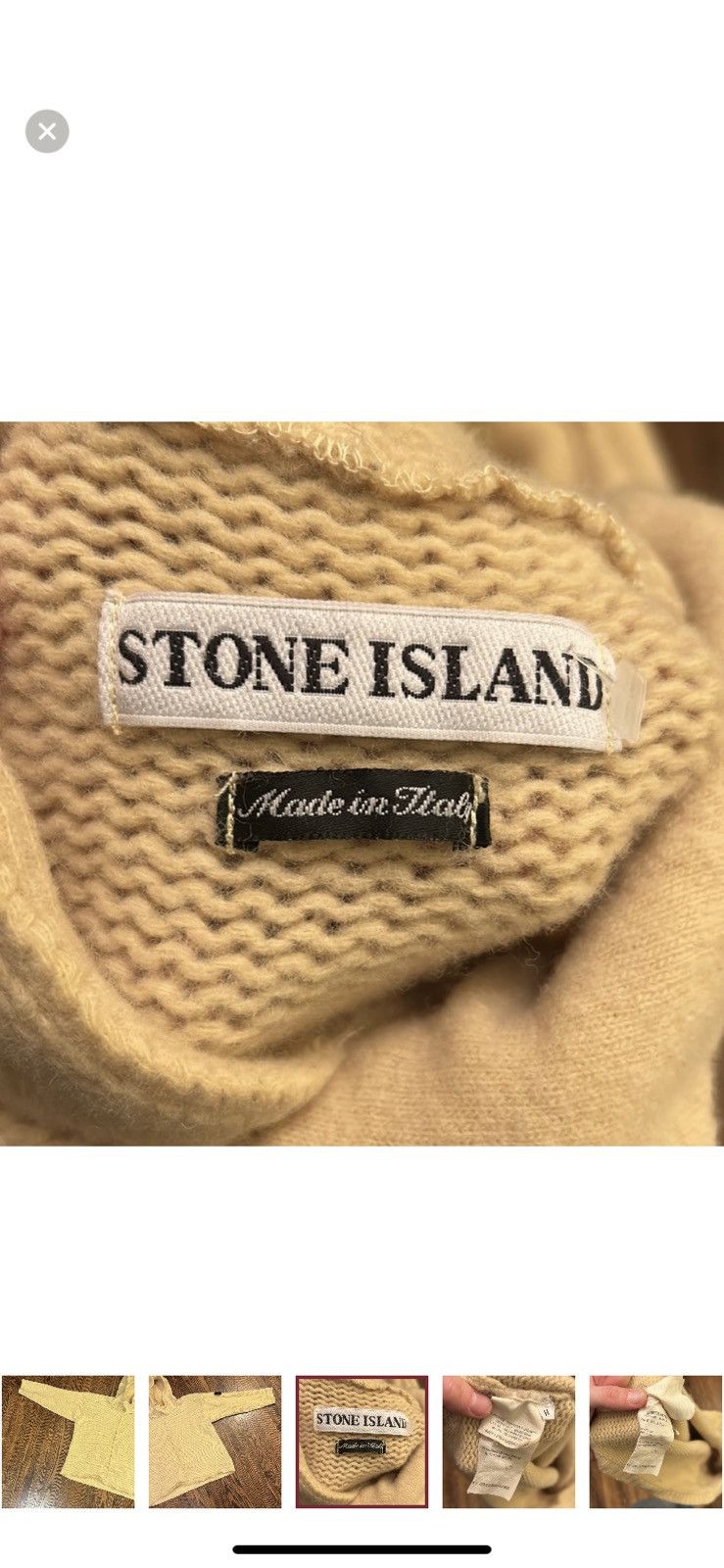 Designer × Stone Island × Streetwear STONE Island Wool Hoodie Made in Italy Size US M / EU 48-50 / 2 - 7 Thumbnail
