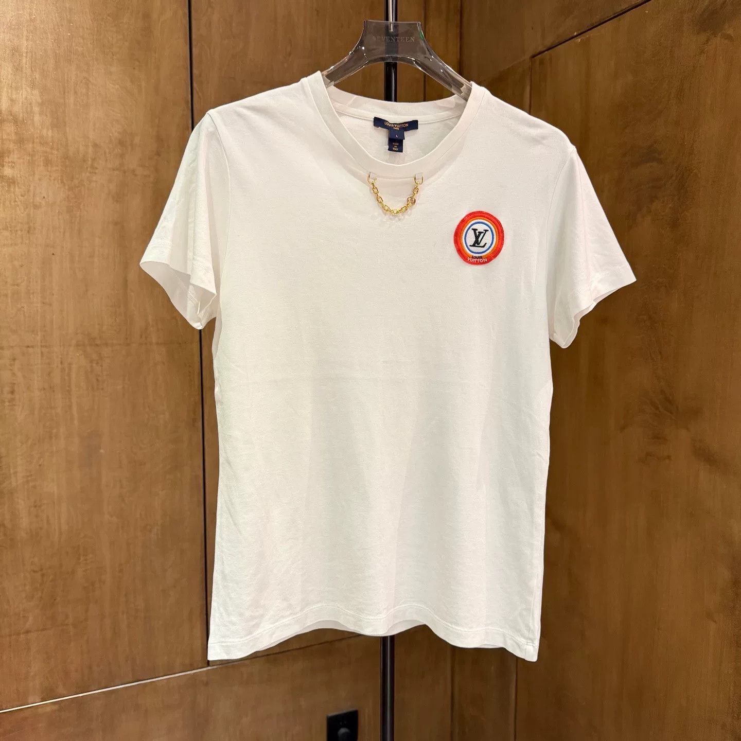 Louis Vuitton Louis Vuitton White T-Shirt L Men Size US L / EU 52-54 / 3 - 1 Thumbnail