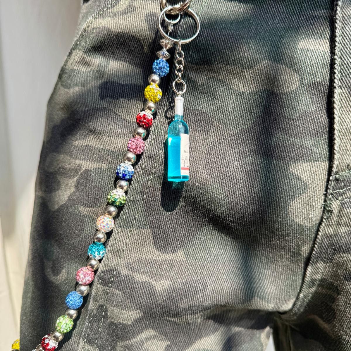Japanese Brand × Jewelry Multi-Color Pants Chain with Sparkling Pearls Size ONE SIZE - 2 Thumbnail