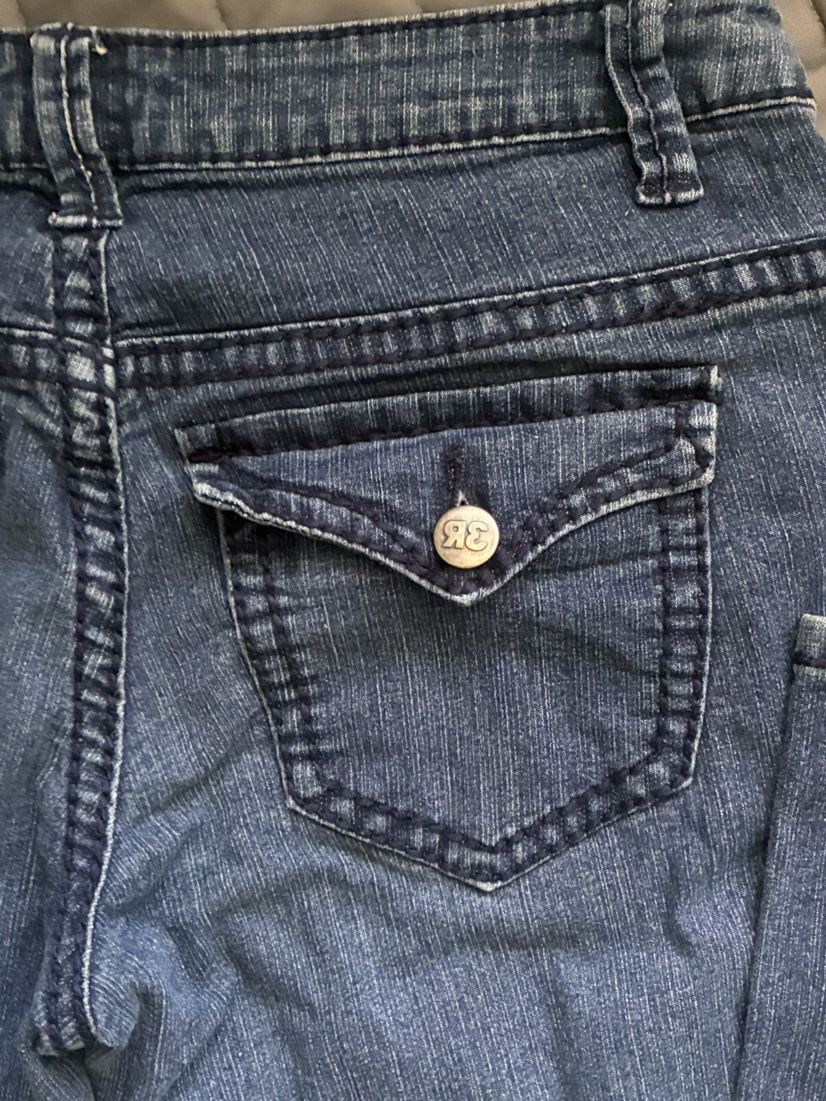 Other Early 2000s Dark Wash R3volt Low rise Boot Cut Jeans Size 37" - 5 Thumbnail