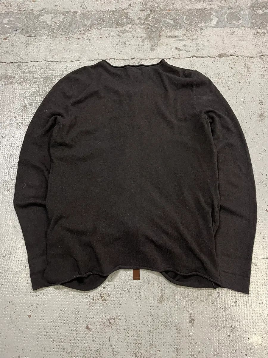 Emporio Armani Emporio Armani Pleated Dentelle Black Sweater Size M / US 6-8 / IT 42-44 - 7 Thumbnail