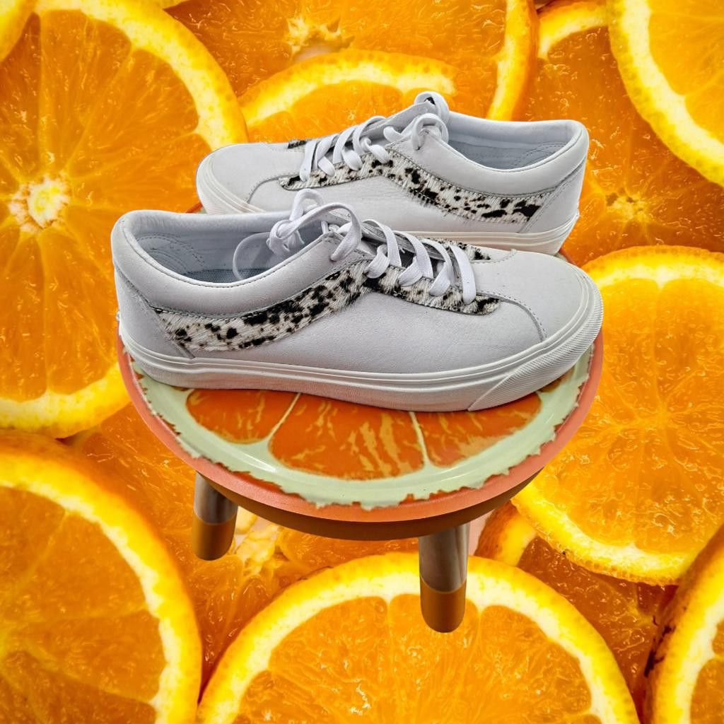 Vans Vans Bold Ni White with Leopard Print Size Men 6.5 Woman 8 Size ONE SIZE - 1 Thumbnail