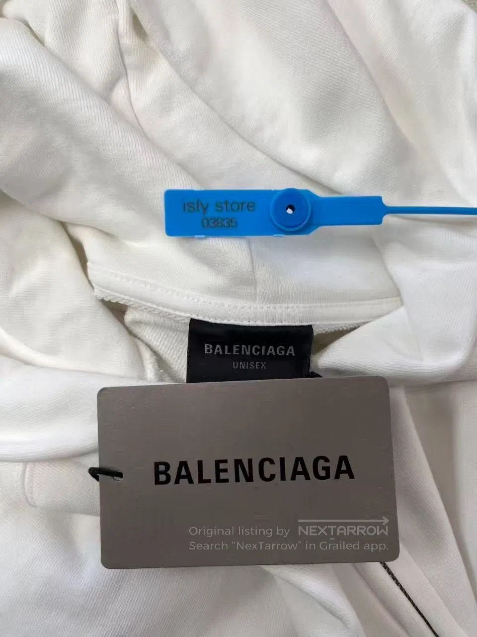 Balenciaga Balenciaga Sticky Note White Hoodie/Jacket. Size US S / EU 44-46 / 1 - 5 Thumbnail
