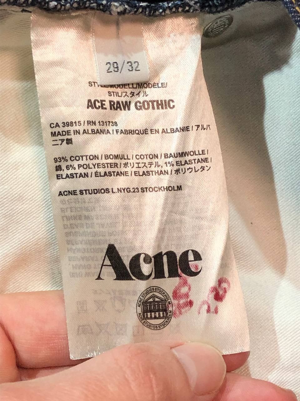 Acne Studios Acne Studios Jeans Pants Size US 29 - 12 Thumbnail