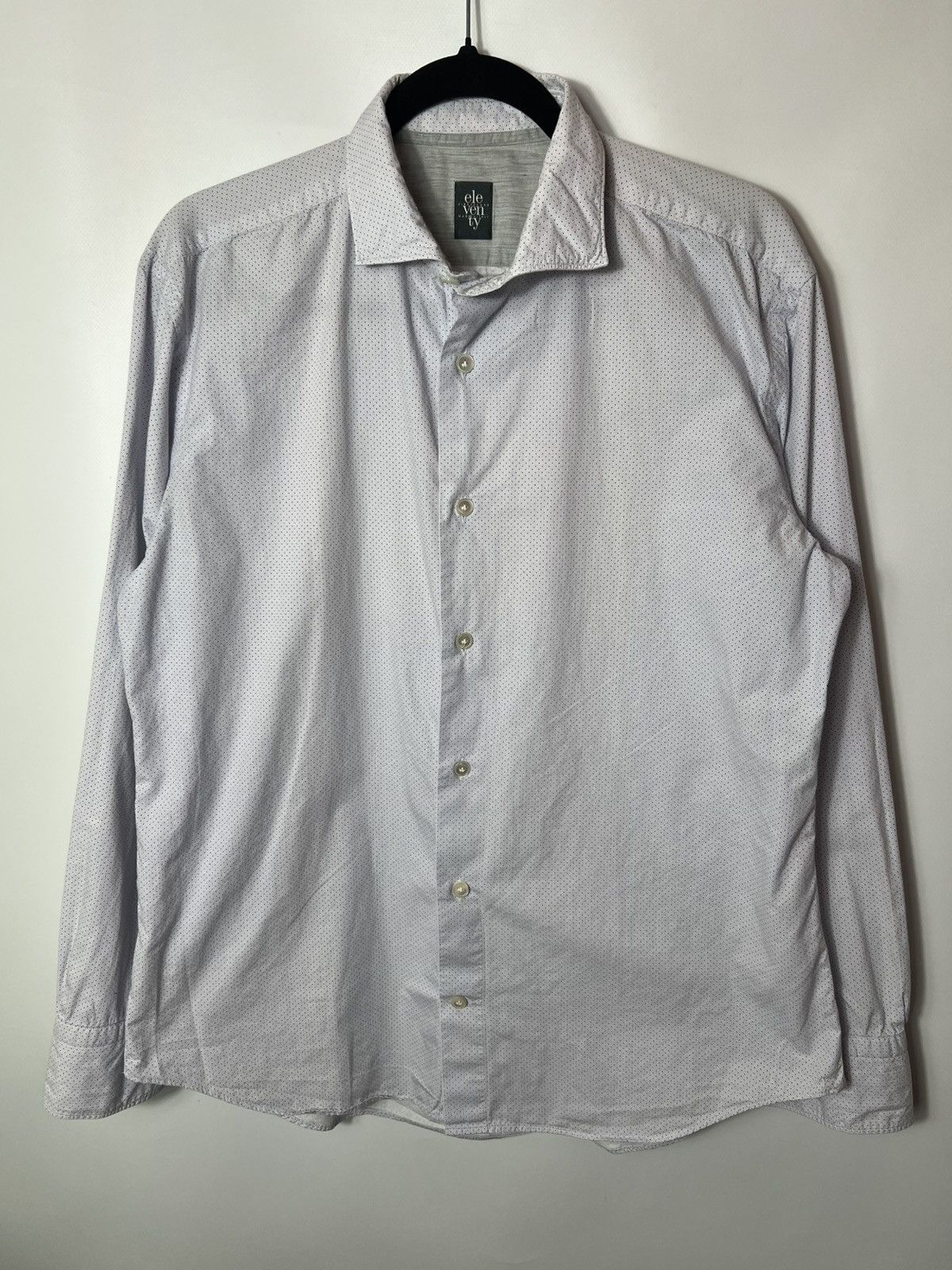 Eleventy Vintage luxury designer Eleventy Button Up Shirt Sz 42/16.5 Size US L / EU 52-54 / 3 - 1 Thumbnail