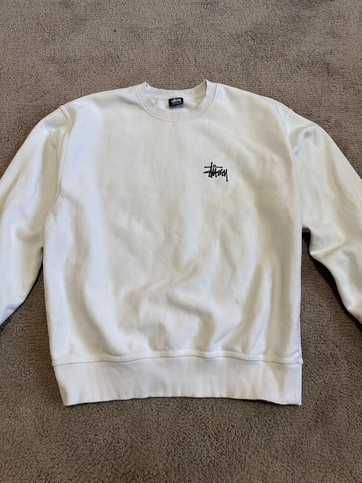 Stussy Stussy Basic Sweatshirt Big Logo Sz L Size US L / EU 52-54 / 3 - 2 Thumbnail