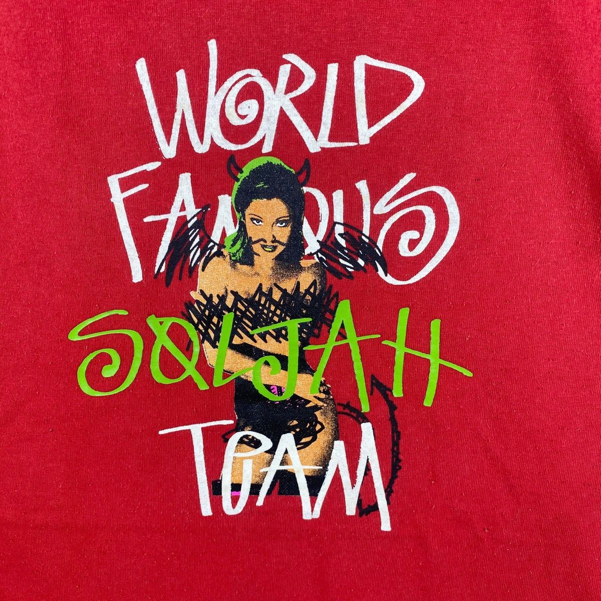 Vintage Vintage 00s SOLJAH World Famous Soljah Team Graphic Tee Size US L / EU 52-54 / 3 - 2 Thumbnail