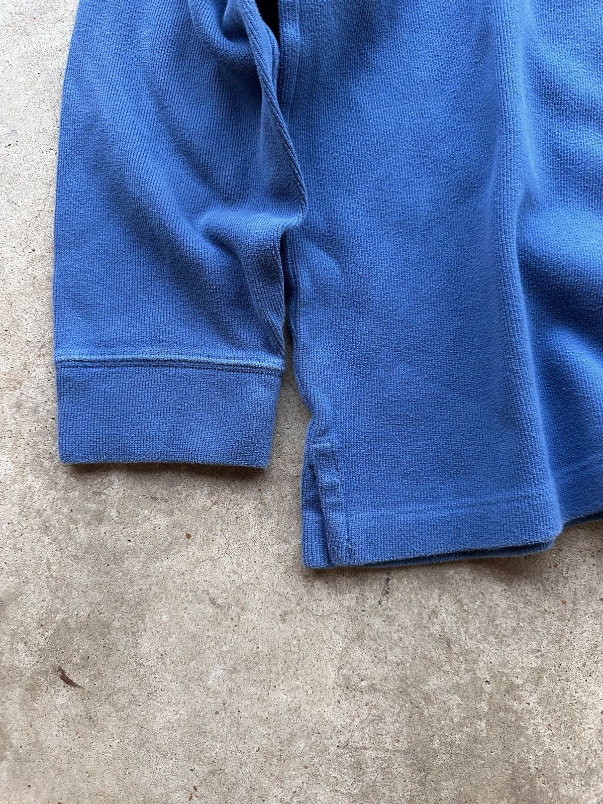 Polo Ralph Lauren × Vintage Blue Polo Quarter Zip Sweater Size US XXL / EU 58 / 5 - 5 Thumbnail