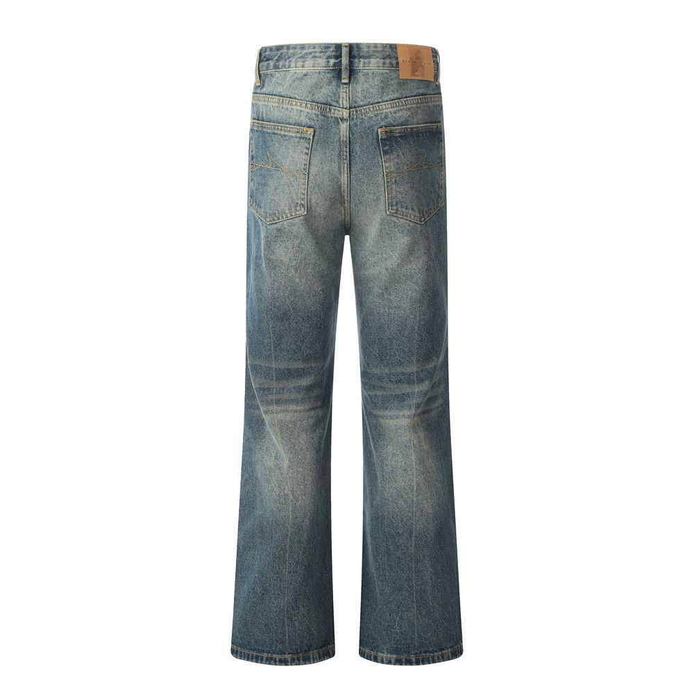 Japanese Brand High street punk loose casual distressed washed flared jeans Size US 32 / EU 48 - 3 Thumbnail