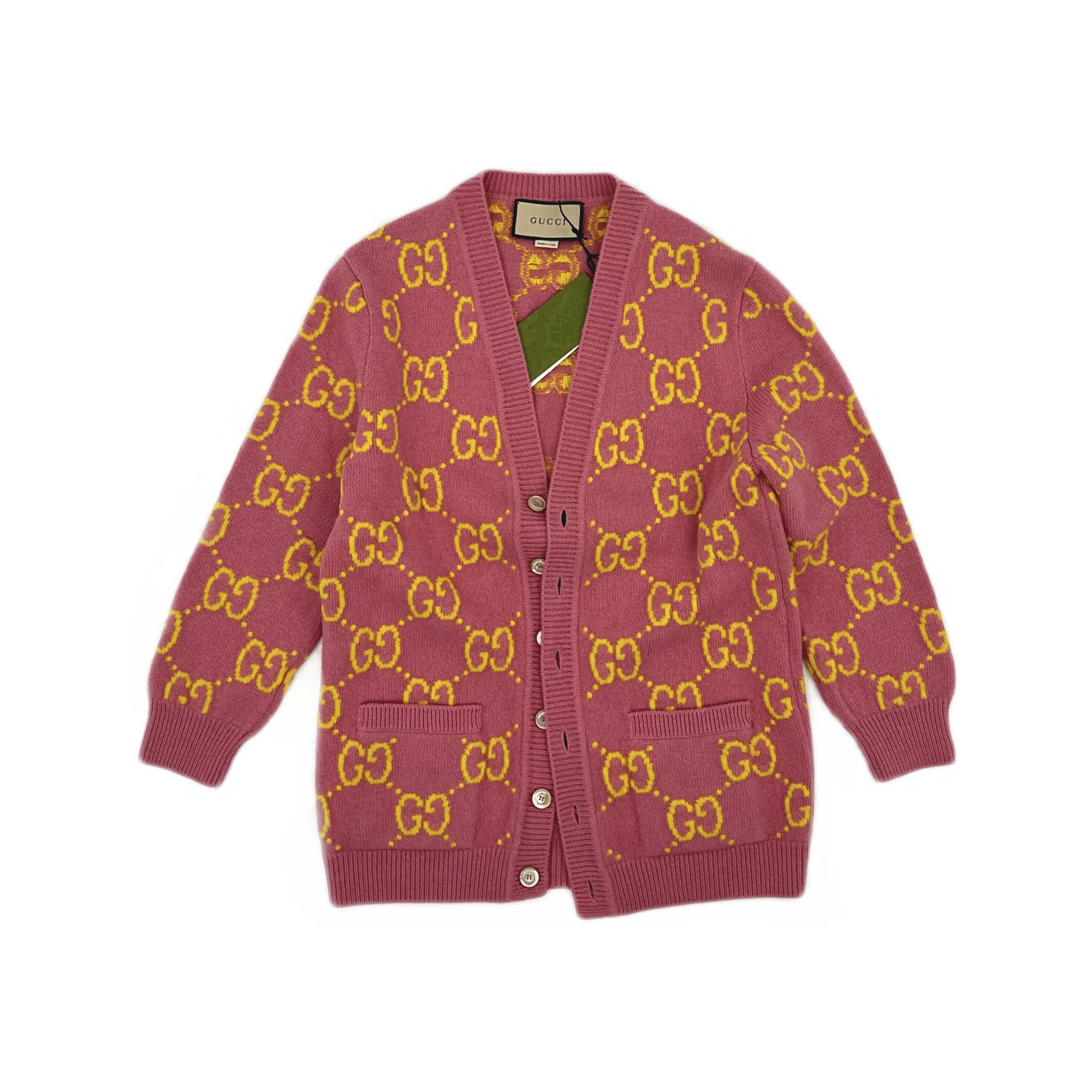 GUCCI GGロゴ カーディガン XS 今季新作！GUCCI GGロゴ カーディガン